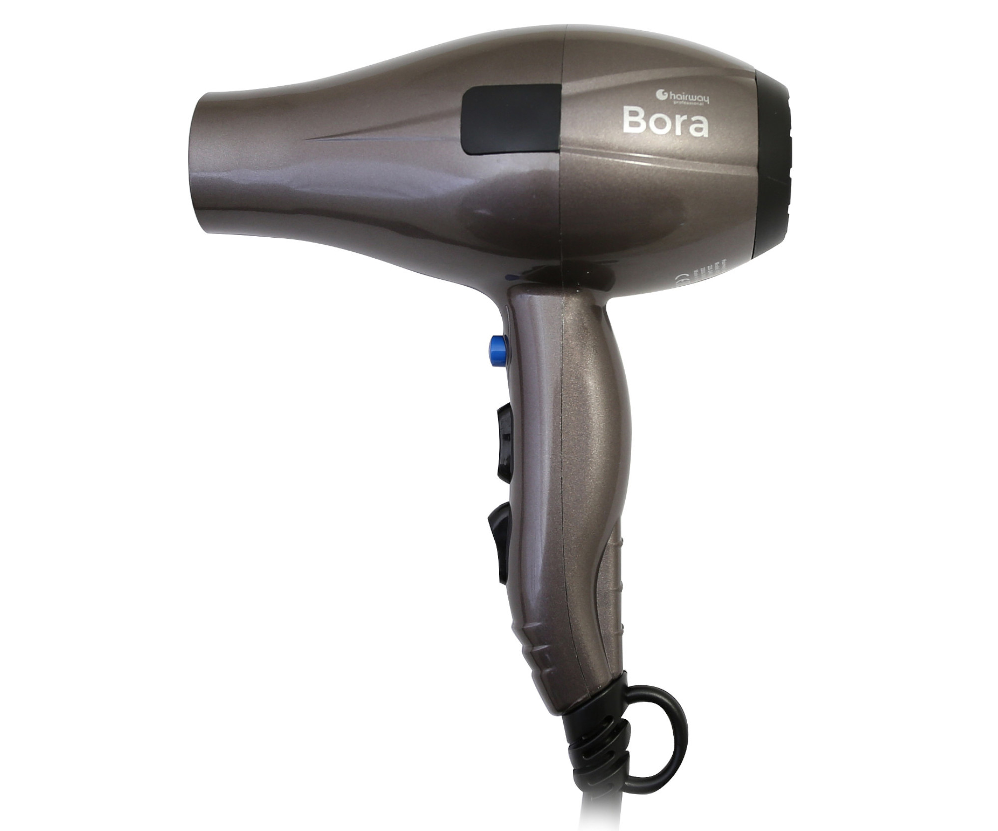 E-shop Profesionálny fén na vlasy Hairway Professional Bora - 2400 W, metalický šedohnedý (03093) + darček zadarmo