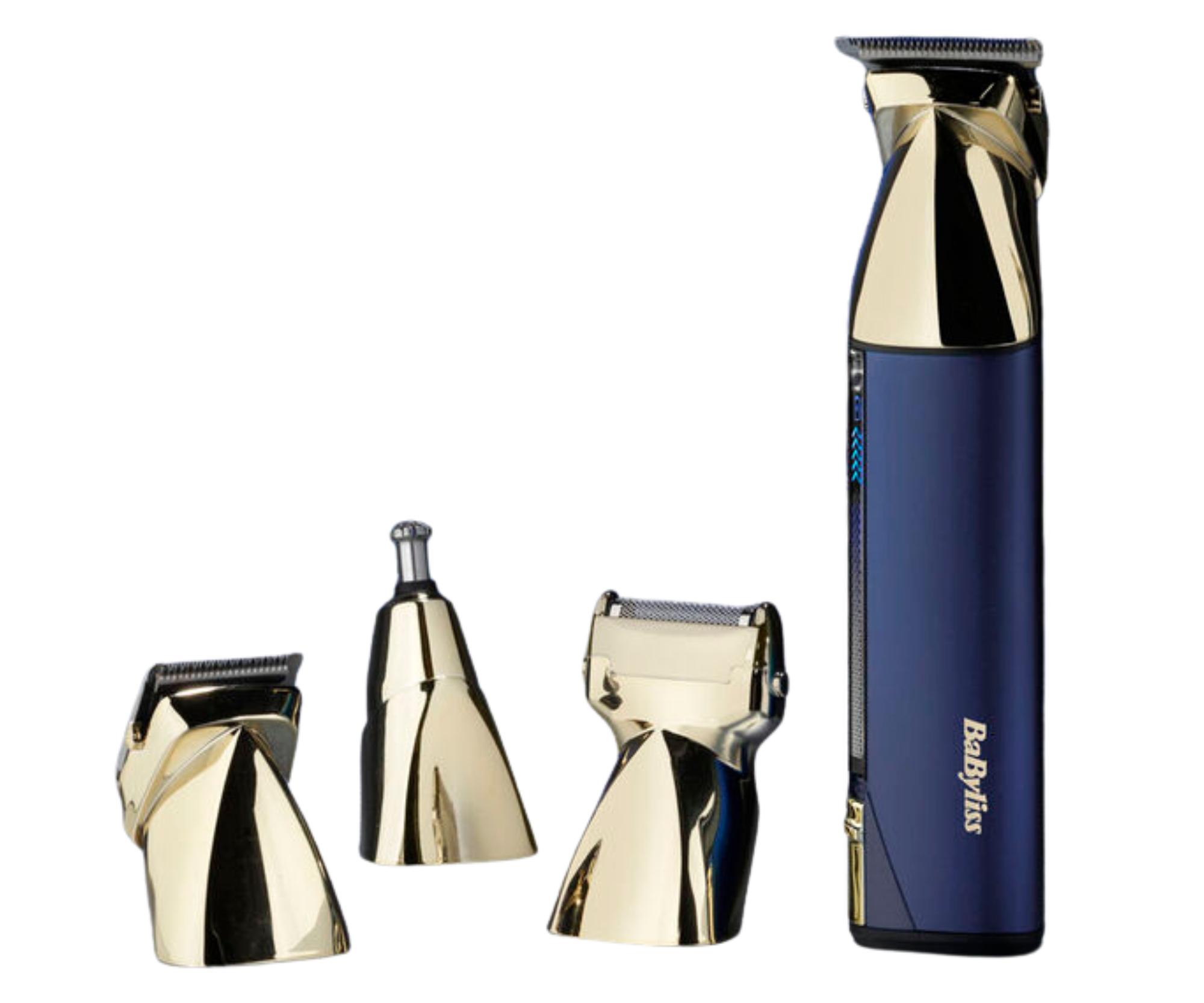 E-shop Zastrihovací kontúrovací strojček Babyliss MT992E - modro-zlatý + darček zadarmo
