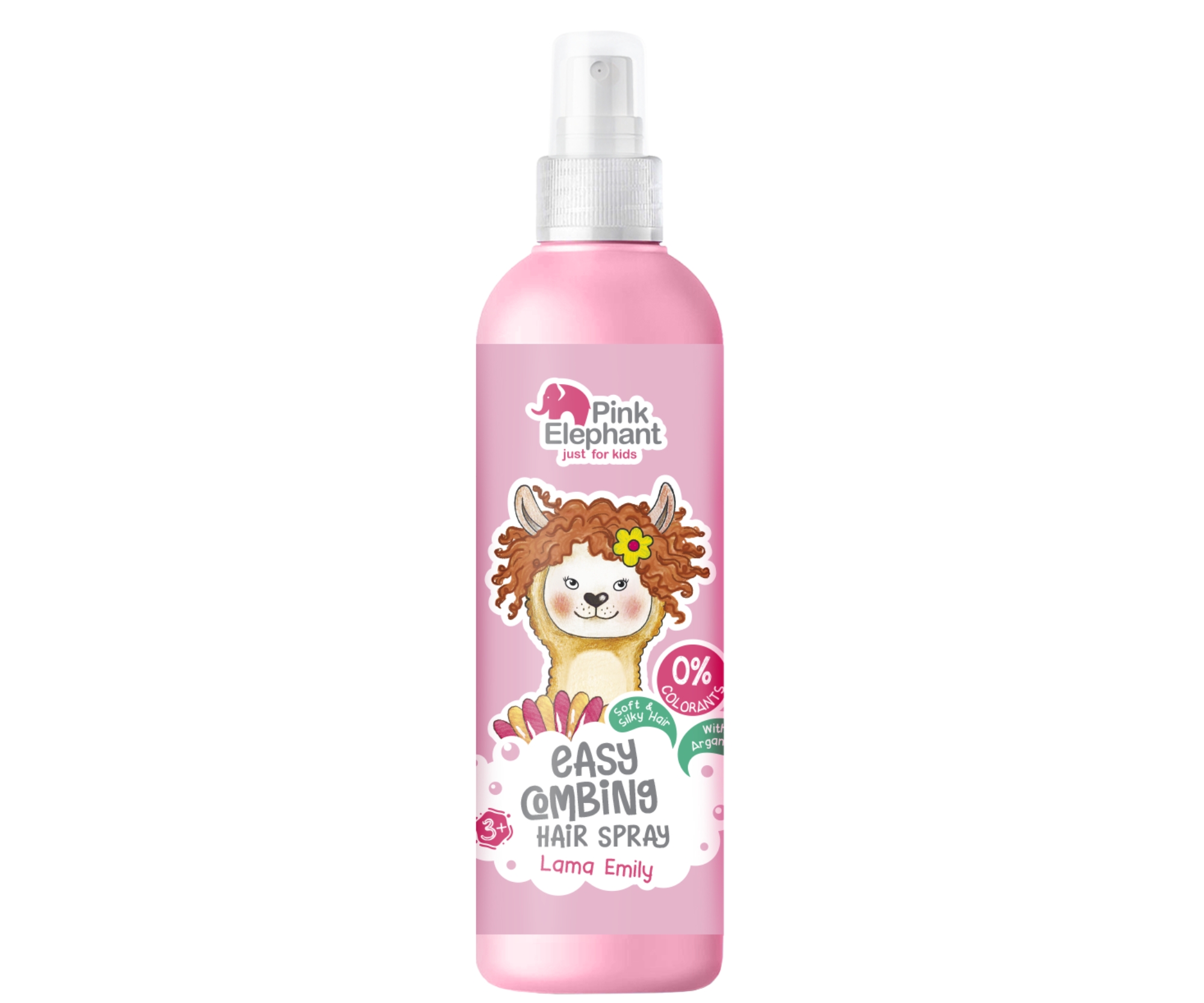 E-shop Detský kondicionér v spreji Pink Elephant Lama Emily - 150 ml
