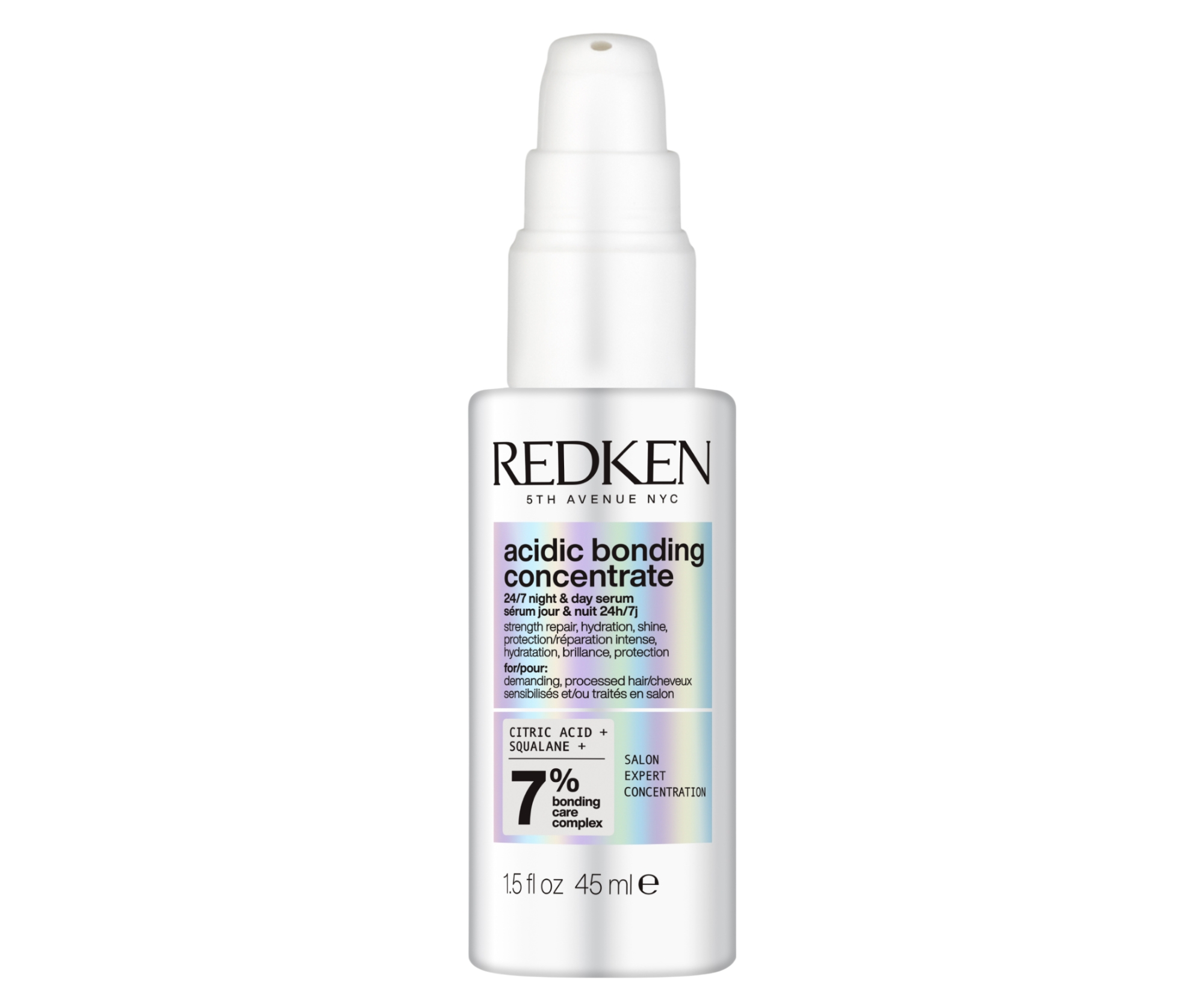 E-shop Regeneračné denné a nočné sérum pre poškodené vlasy Redken Acidic Bonding Concentrate 24/7 Night a Day - 45 ml + darček zadarmo