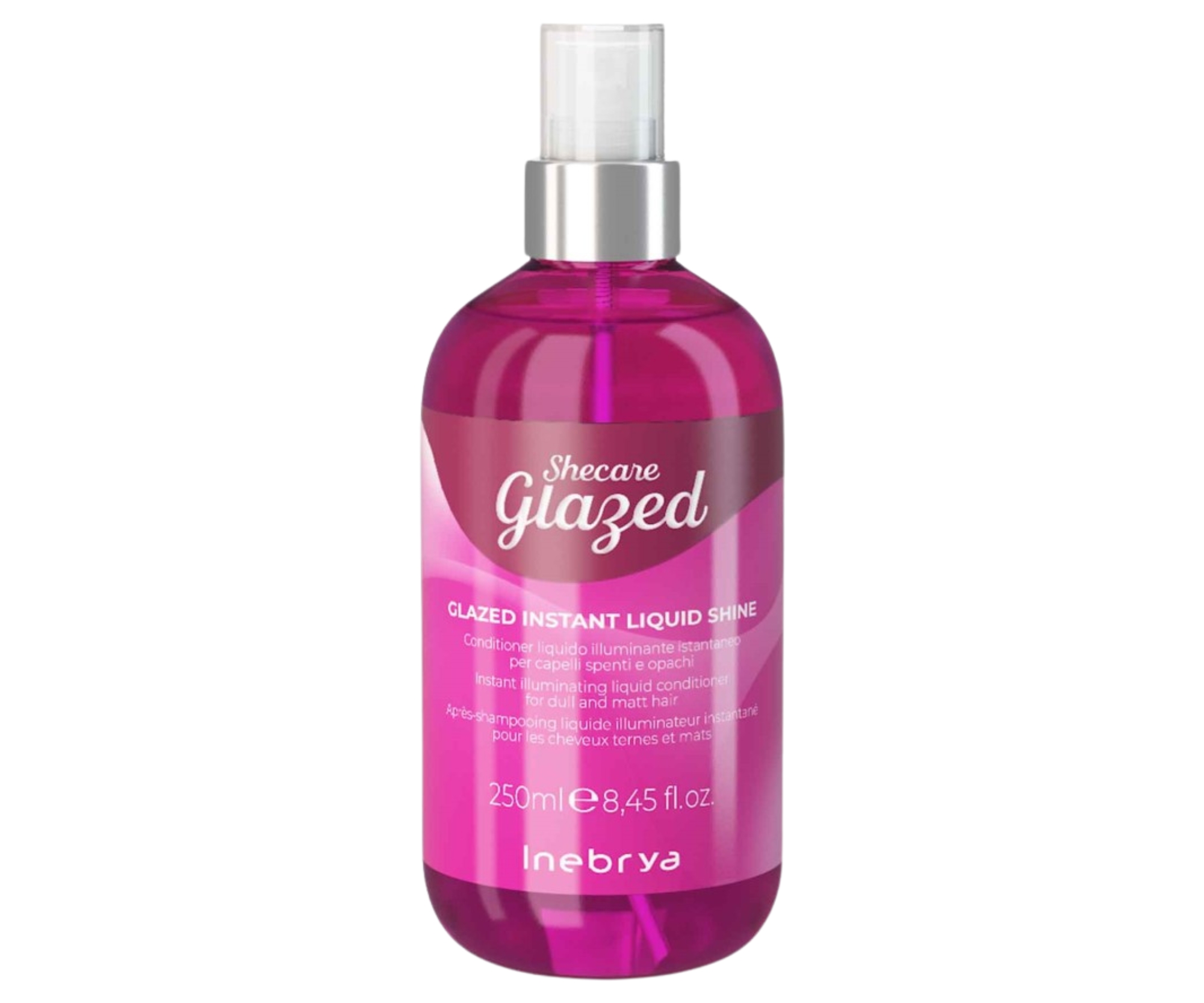 E-shop Kondicionér v spreji pre vlasy bez lesku Inebrya Shecare Glazed Instant Liquid Conditioner - 250 ml + darček zadarmo