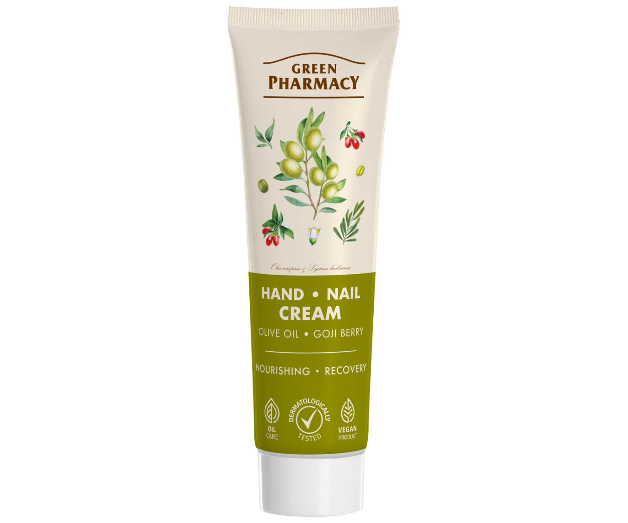 E-shop Krém na ruky a nechty s olivovým olejom a goji Green Pharmacy - 100 ml