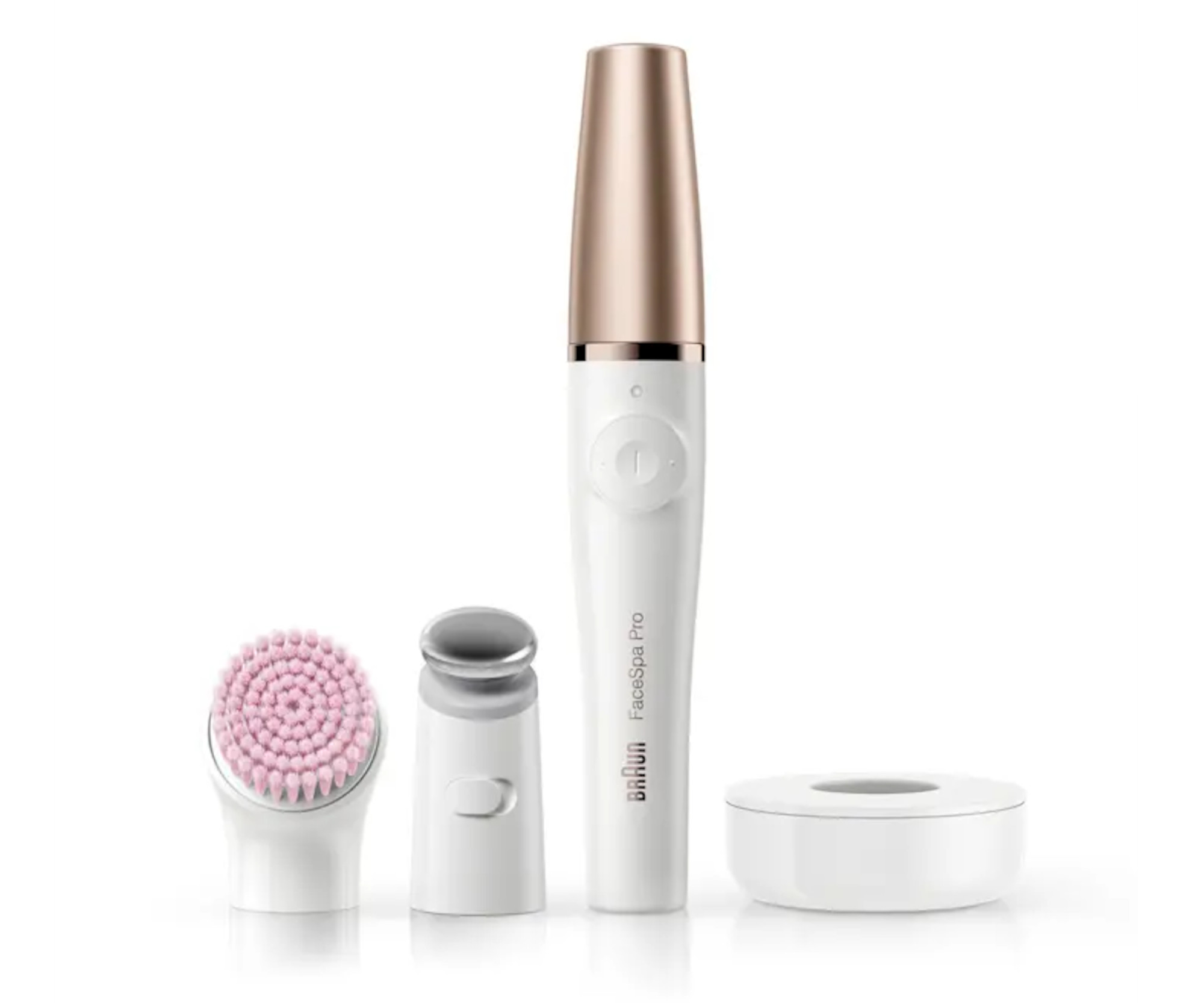 Epilátor pre epiláciu tváre, čistenie a tónovanie pleti 3v1 Braun FaceSpa Pro 912 - biely + darček zadarmo