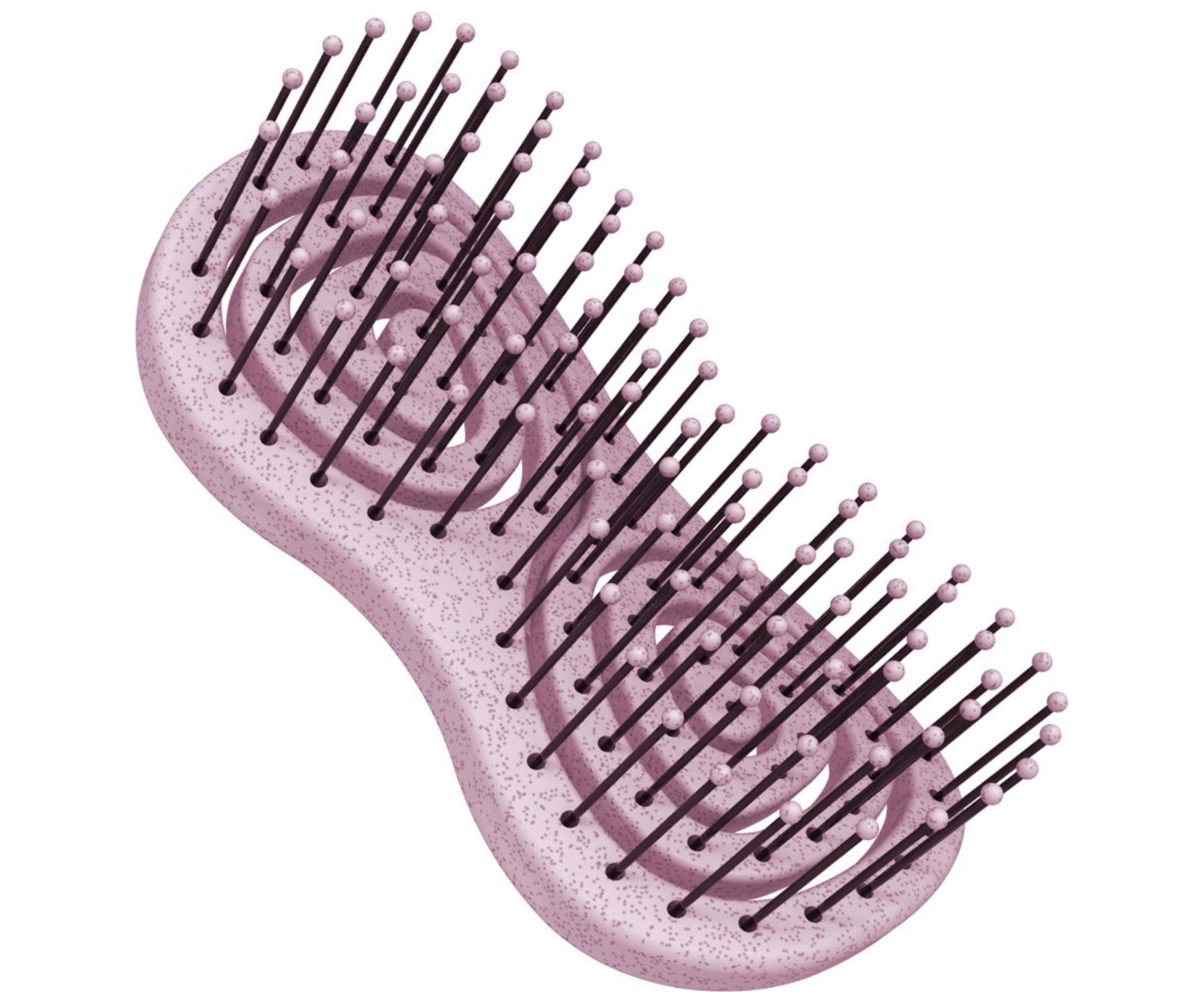 E-shop Ekologická kefa na rozčesávanie vlasov Hairway Organica Hair Brush - fialová + darček zadarmo
