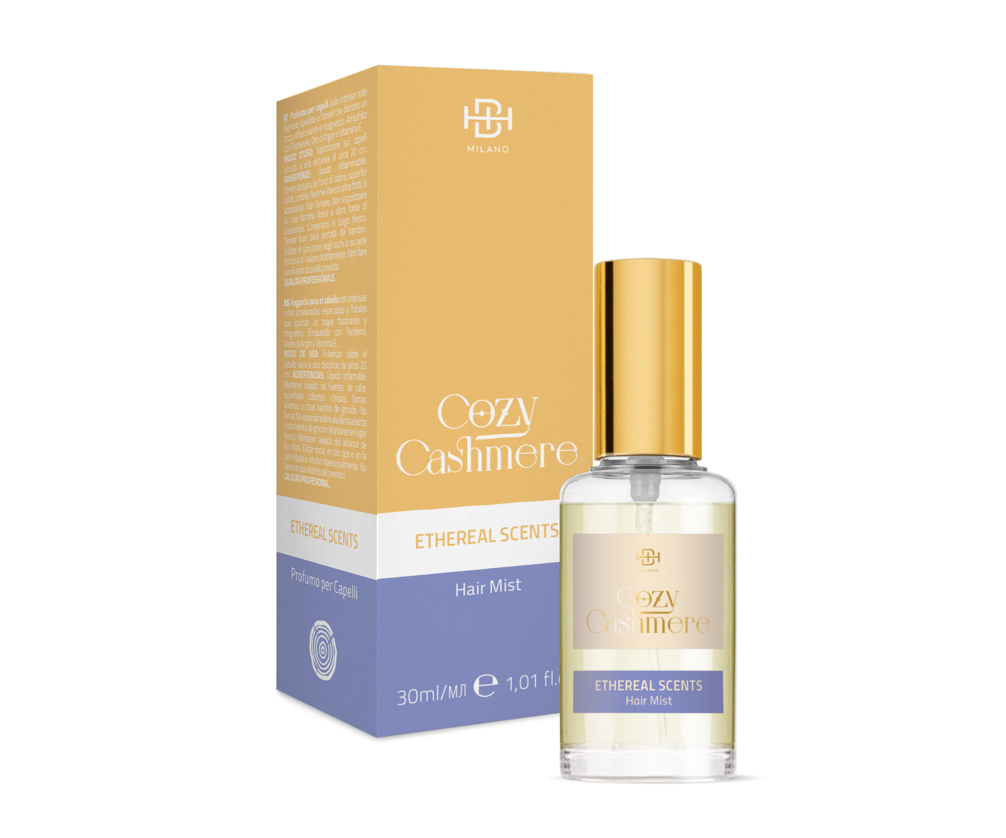 Vôňa do vlasov Bond Healthy Hair Milano Cozy Cashmere Hair Mist - 30 ml + darček zadarmo