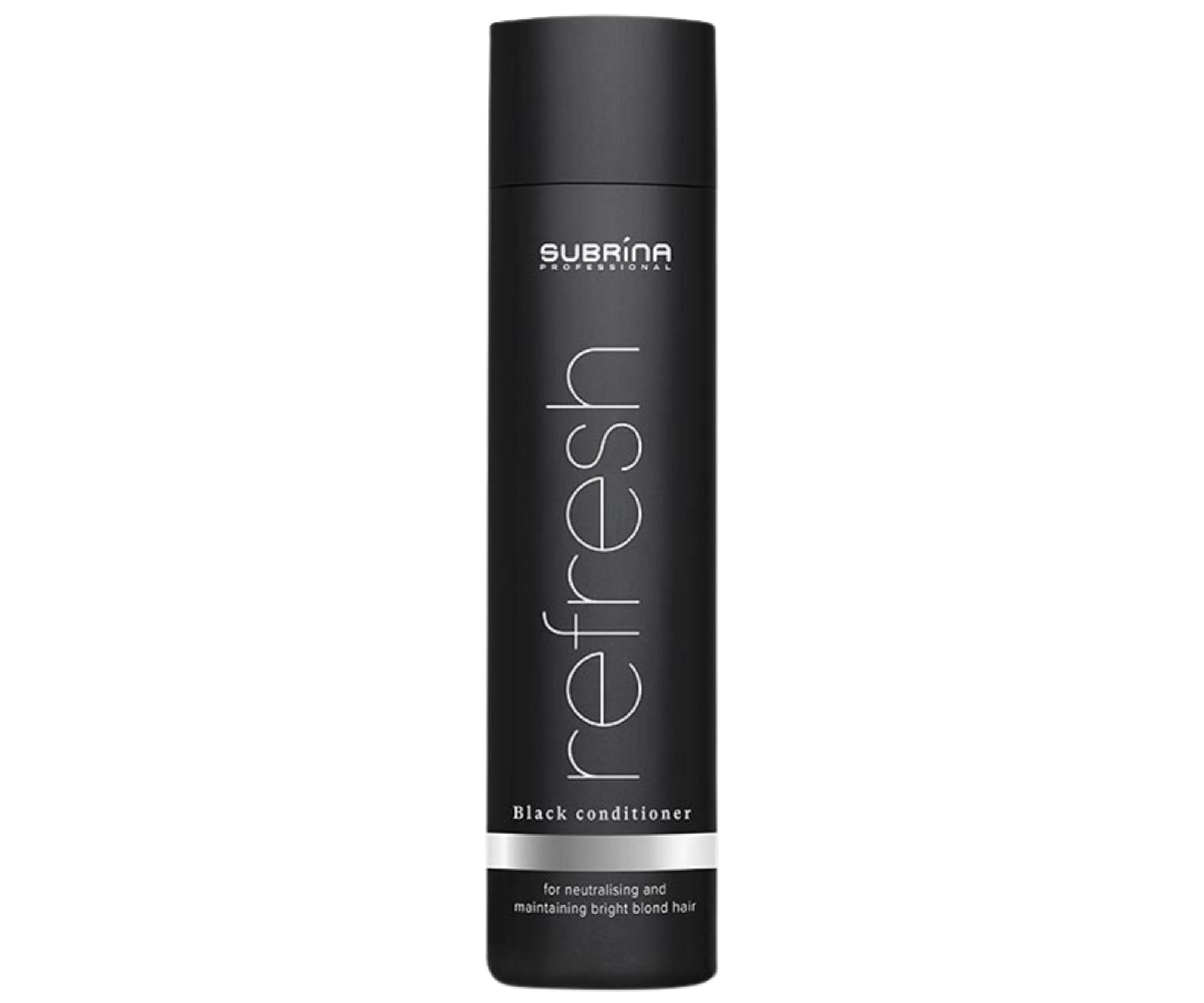 E-shop Kondicionér na udržanie platinového odtieňa vlasov Subrina Professional Refresh Black Conditioner - 250 ml (61127) + darček zadarmo
