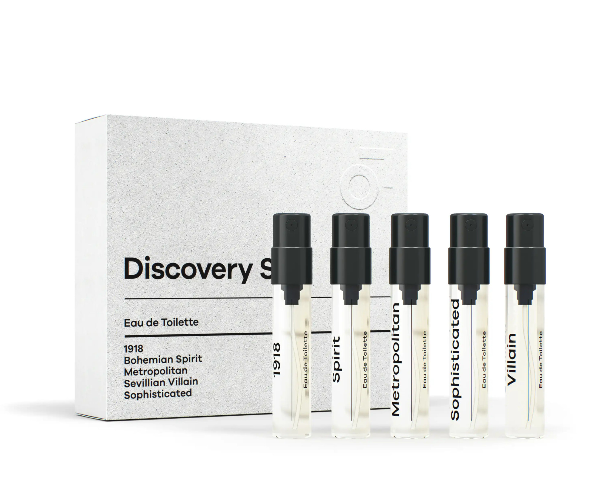 E-shop Testovacia sada toaletných vôd pre mužov Beviro Discovery Set Eau de Toilette - 5x2 ml + darček zadarmo
