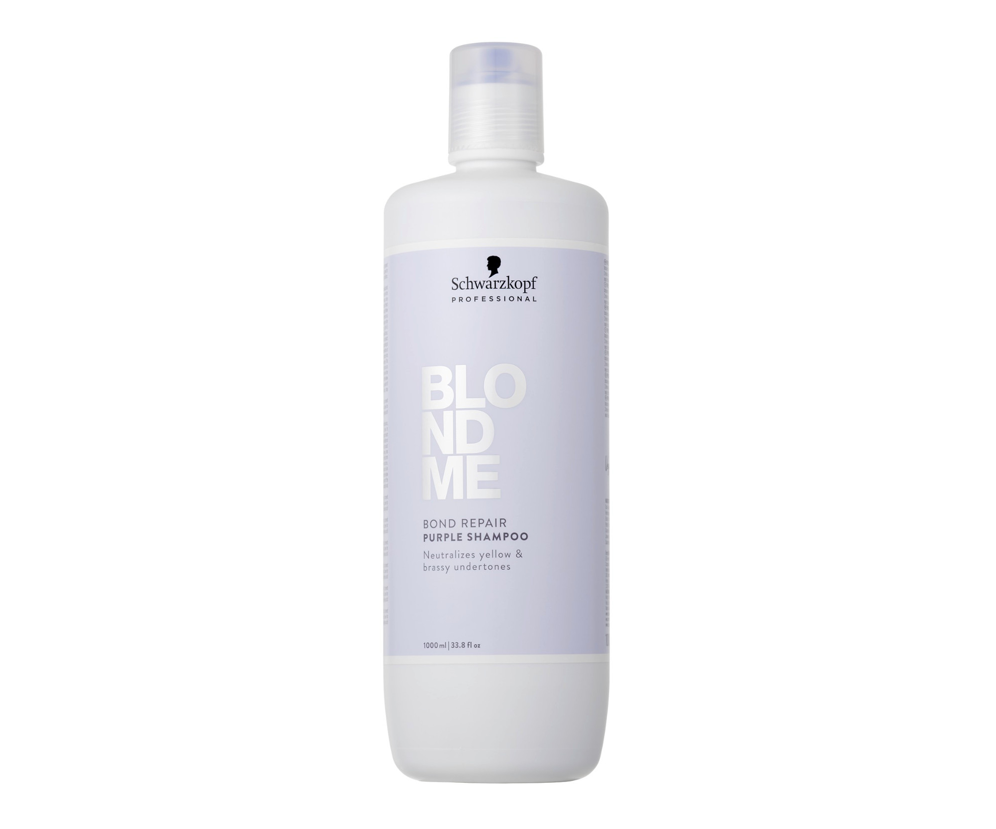 E-shop Neutralizačný šampón na posilnenie blond vlasov Schwarzkopf BlondMe Bond Repair Purple Shampoo - 1000 ml + darček zadarmo
