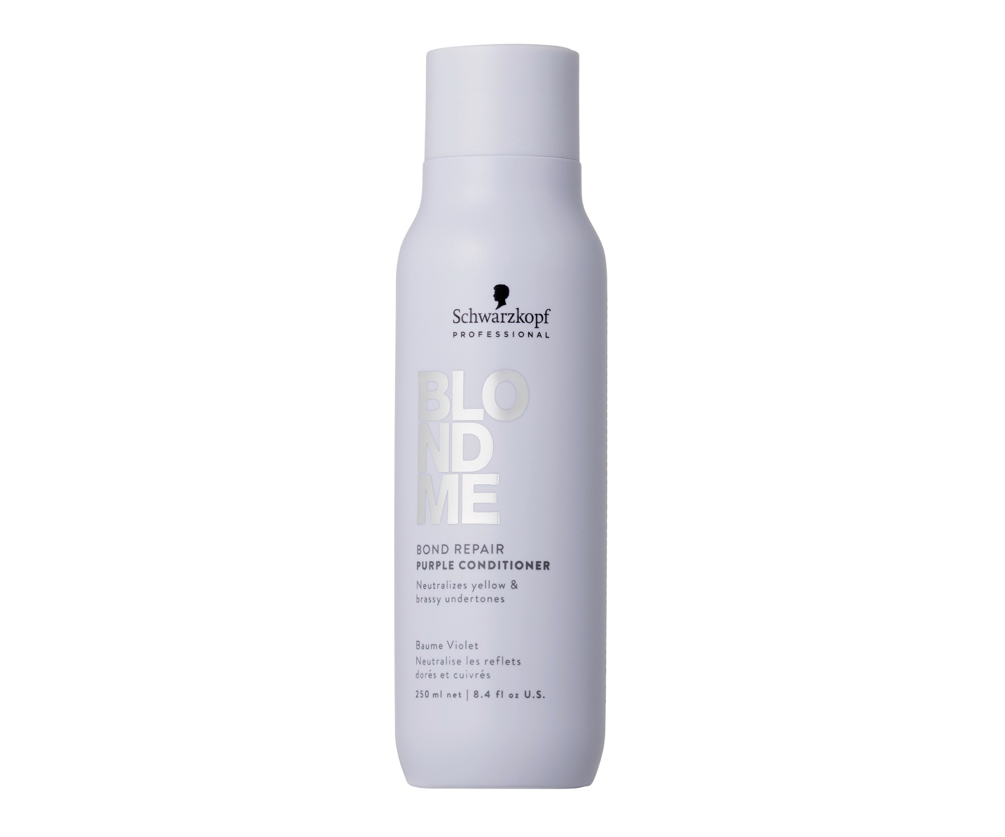 E-shop Neutralizačný kondicionér na posilnenie blond vlasov Schwarzkopf BlondMe Bond Repair Purple Conditioner - 250 ml + darček zadarmo