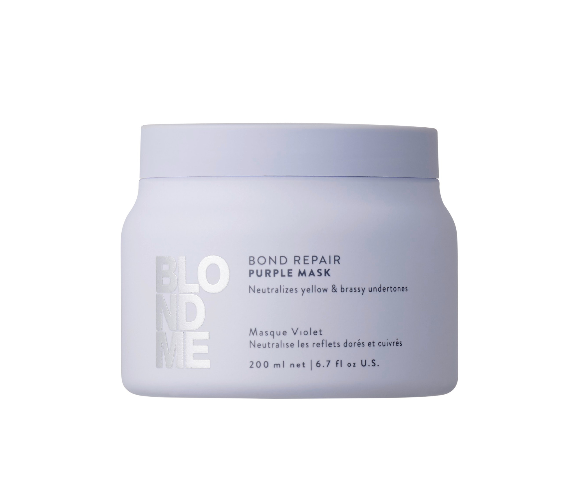 E-shop Neutralizačná maska na posilnenie blond vlasov Schwarzkopf BlondMe Bond Repair Purple Mask - 200 ml + darček zadarmo
