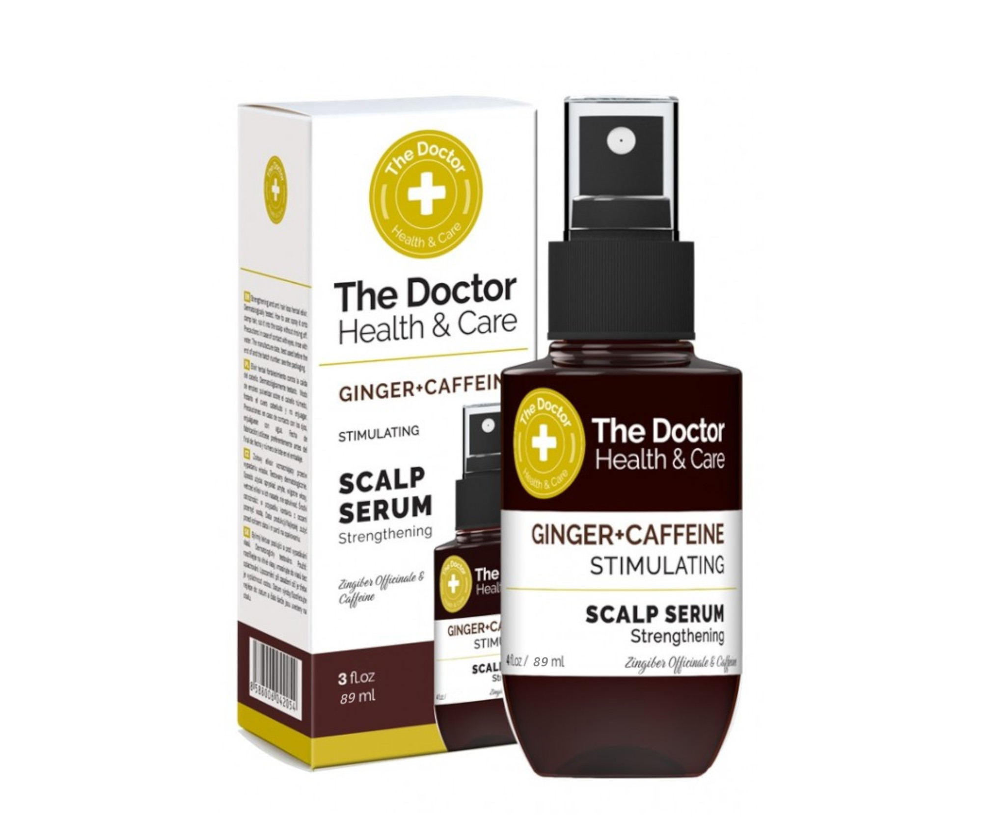 E-shop Stimulujúce sérum na zväčšenie objemu vlasov The Doctor Ginger+Caffeine Scalp Serum - 89 ml
