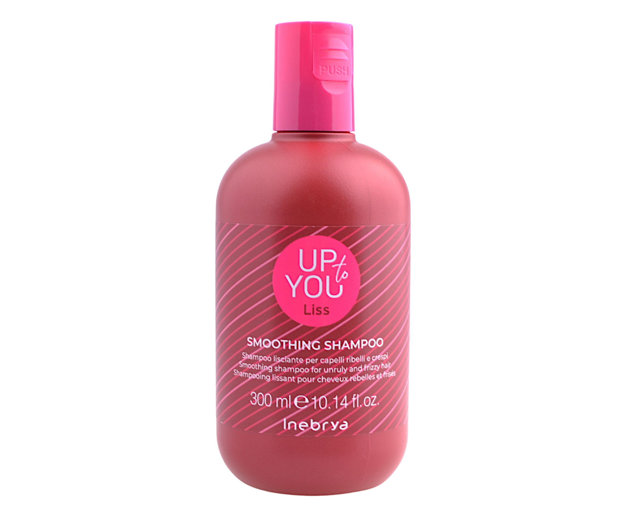 E-shop Uhladzujúci šampón pre nepoddajné a krepovaté vlasy Inebrya Up to You Liss Smoothing Shampoo - 300 ml + darček zadarmo