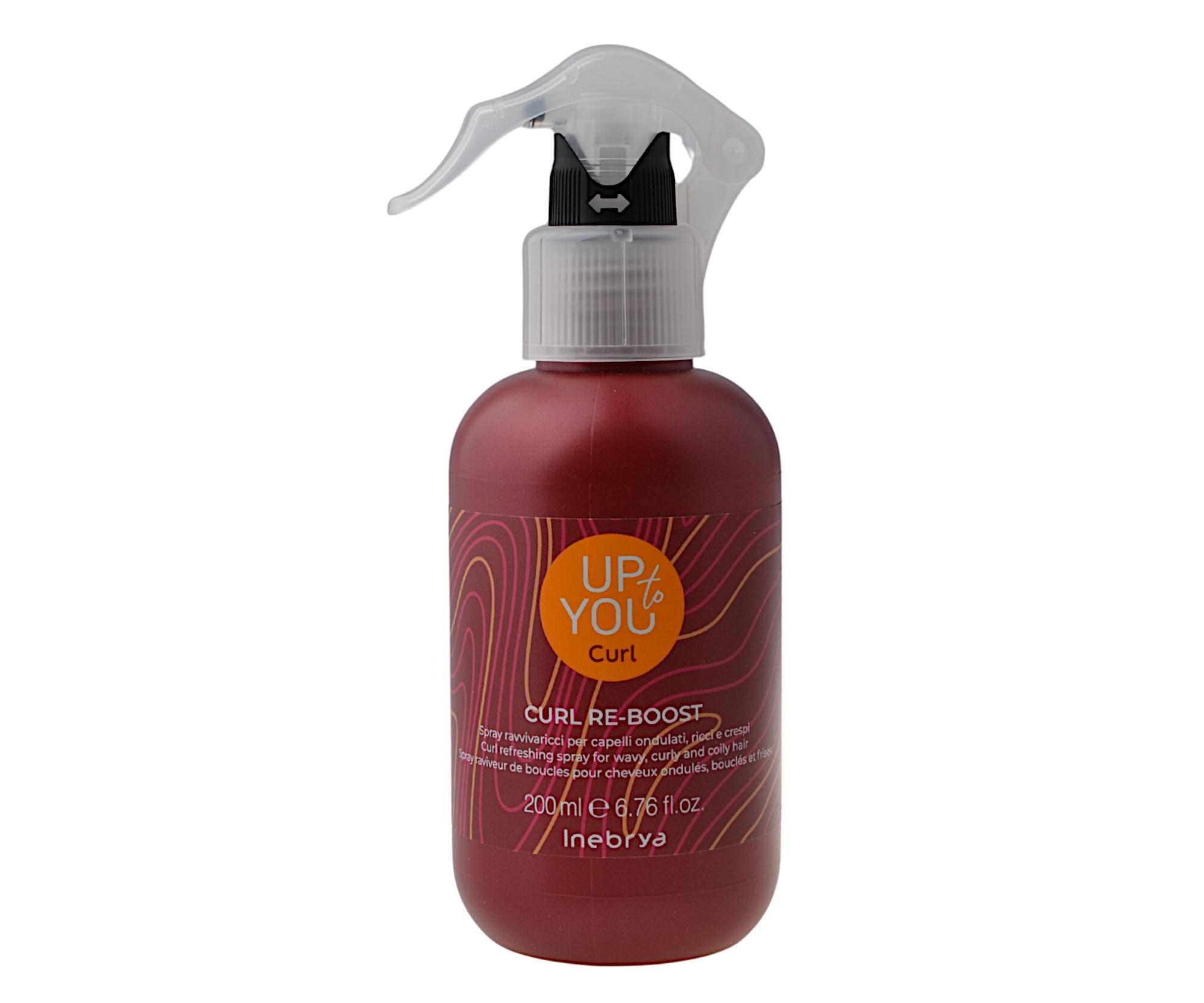 E-shop Oživujúci sprej pre vlnité a kučeravé vlasy Inebrya Up To You Curl Re Boost - 200 ml + darček zadarmo