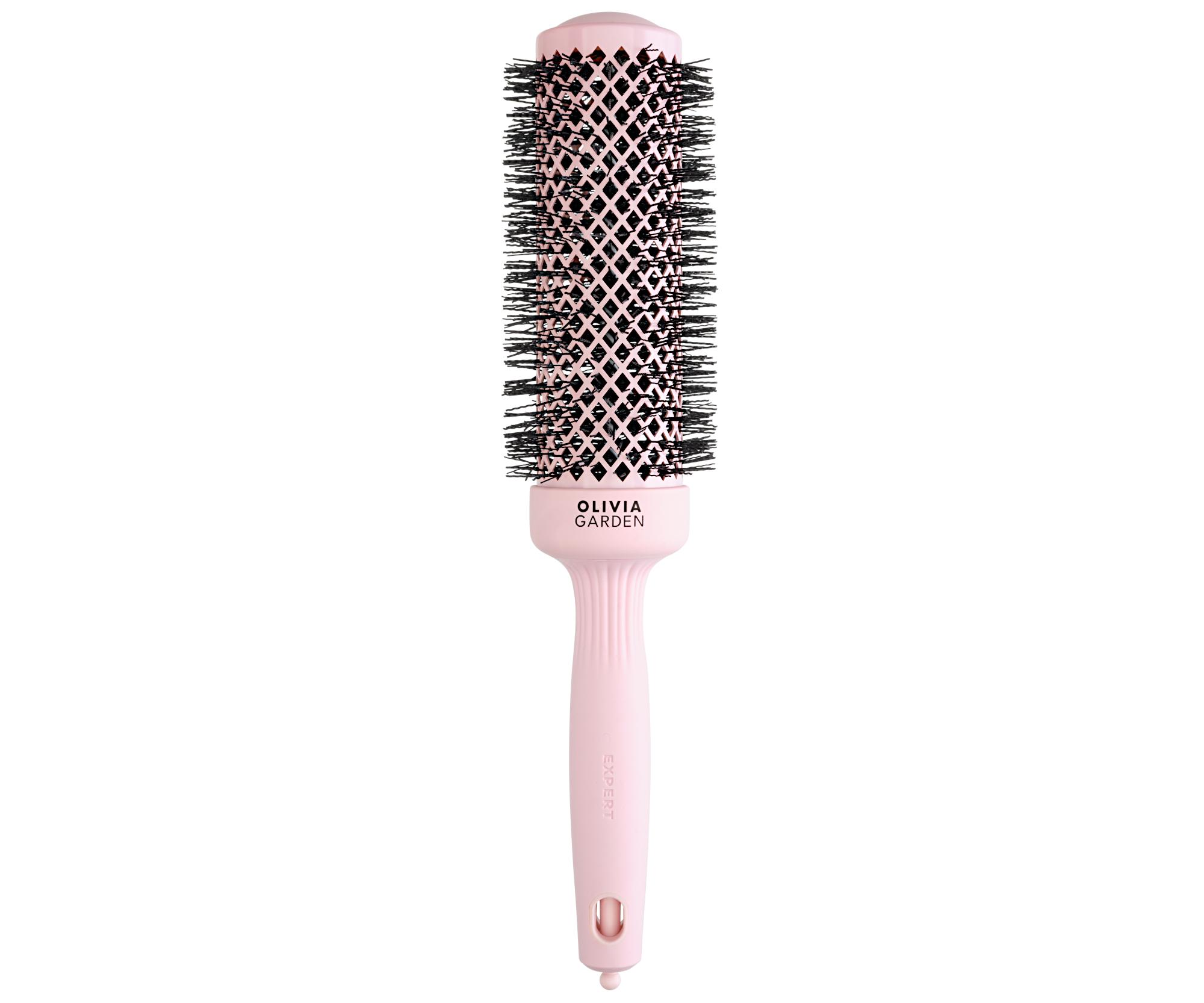 E-shop Okrúhla fúkacia kefa na vlasy Olivia Garden Expert Blowout Speed XL Pastel Pink - 45 mm + darček zadarmo
