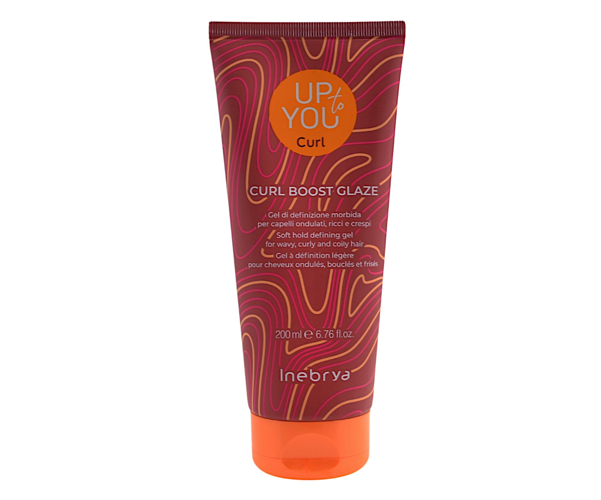 E-shop Gél pre definíciu vlnitých a kučeravých vlasov Inebrya Up To You Curl Boost Glaze - 200 ml + darček zadarmo