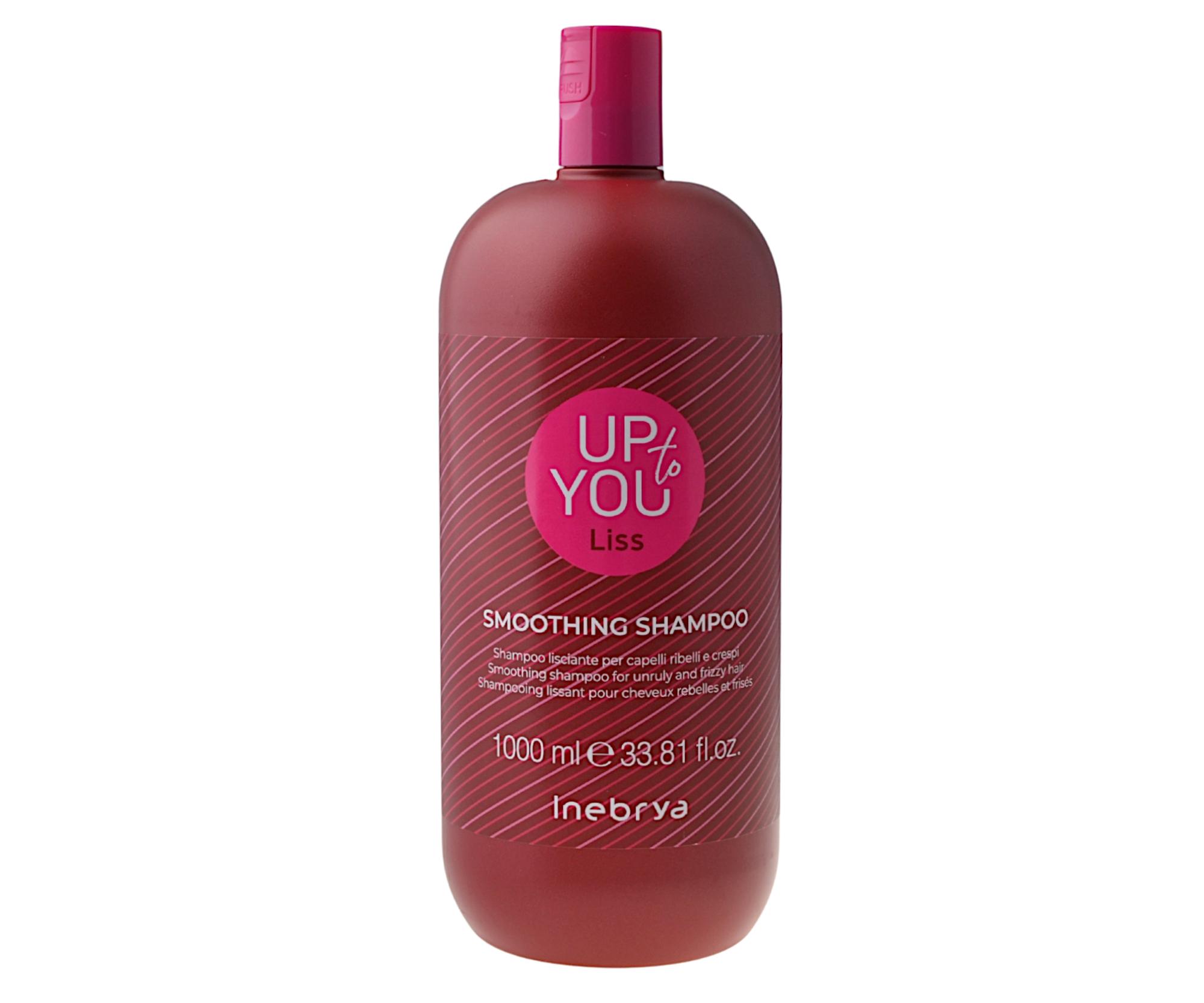 E-shop Uhladzujúci šampón pre nepoddajné a krepovaté vlasy Inebrya Up to You Liss Smoothing Shampoo - 1000 ml + darček zadarmo