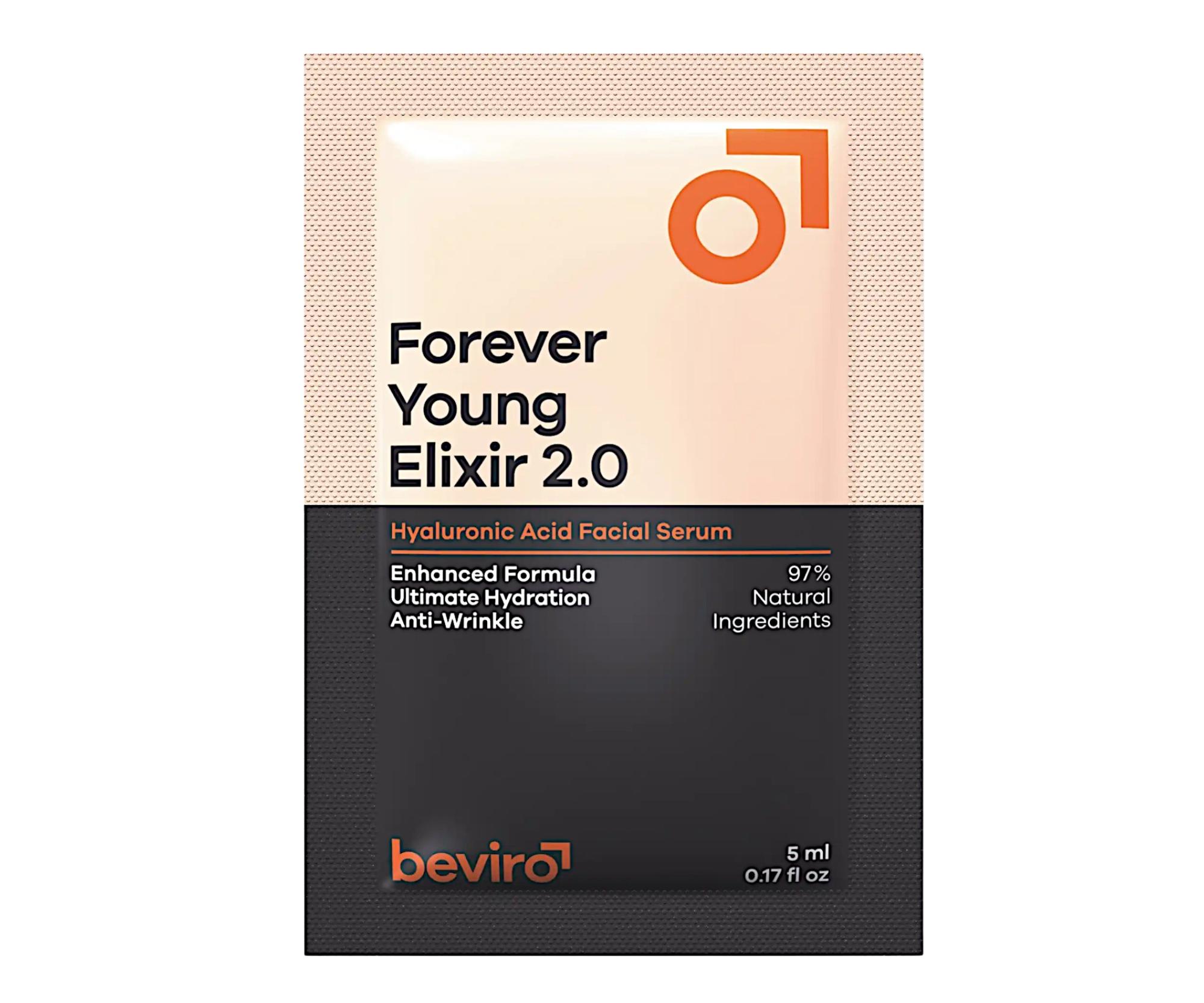 E-shop Pleťové sérum proti vráskam s kyselinou hyalurónovou Beviro Forever Young Elixir 2.0 - 5 ml