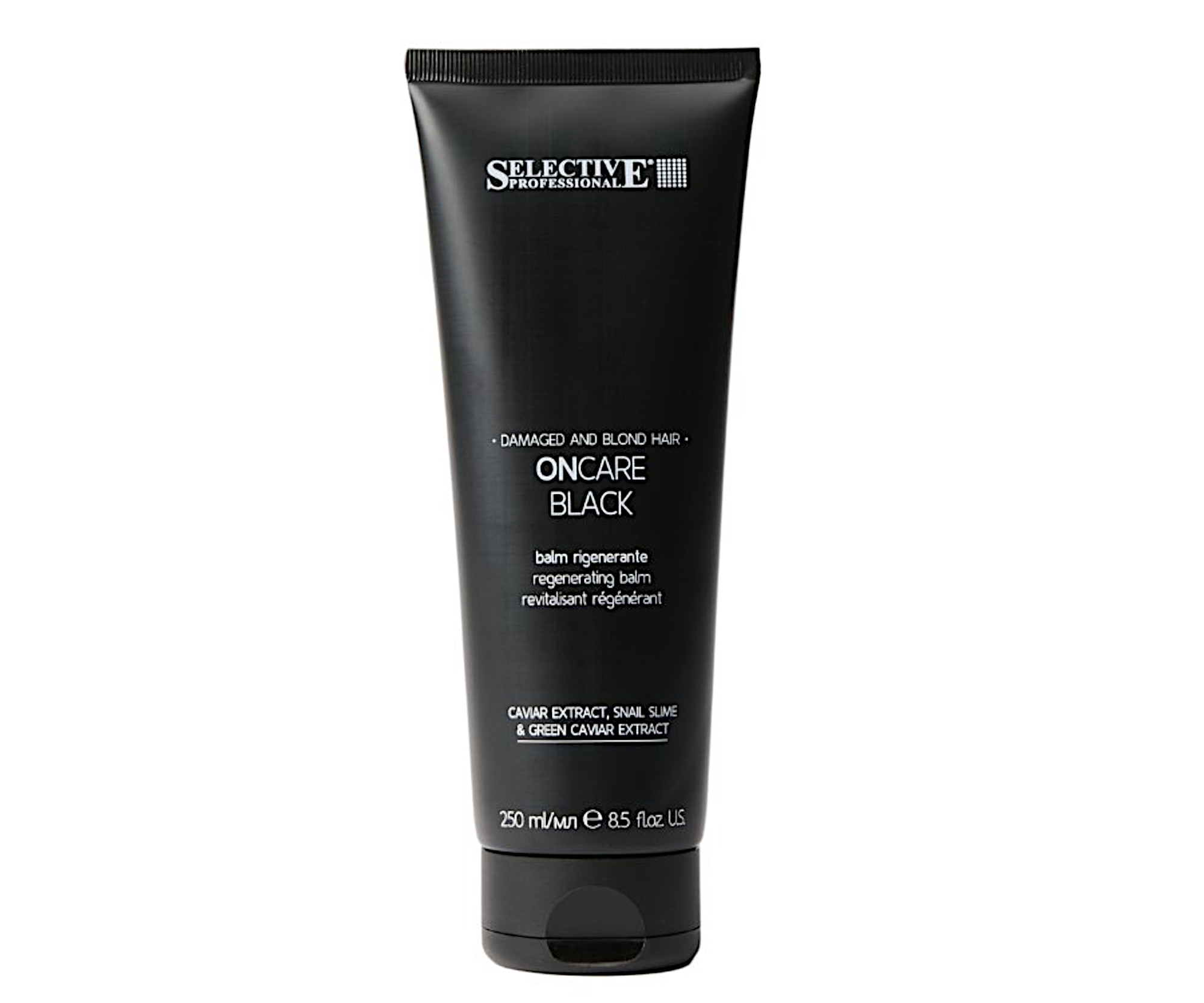 E-shop Regeneračný balzam pre poškodené vlasy Selective Professional OnCare Black Regenerating Balm - 250 ml + darček zadarmo