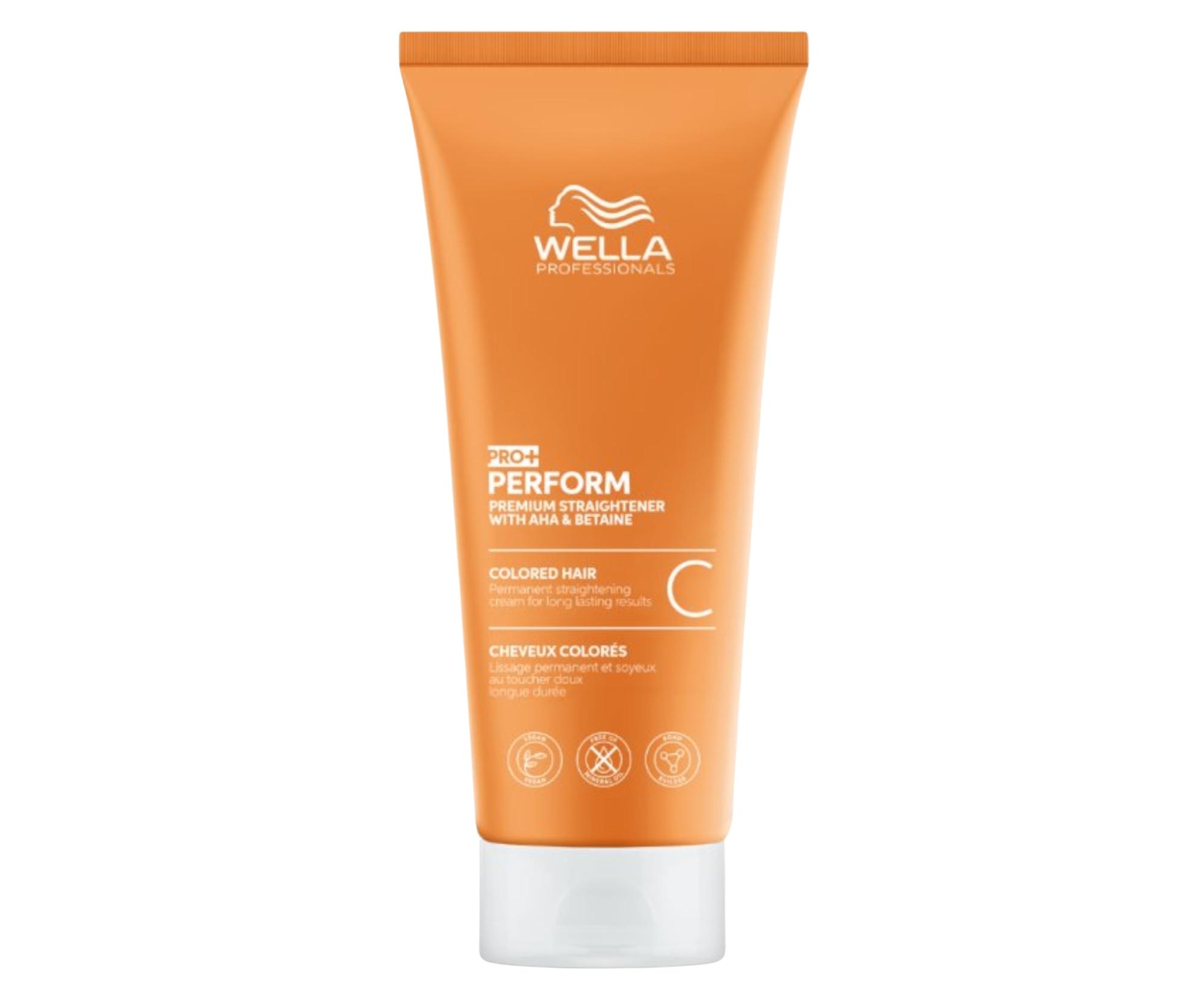 E-shop Krém na permanentné narovnanie kučeravých farbených vlasov Wella Professionals Pro+ Perform C - 200 ml (99350188284) + darček zadarmo