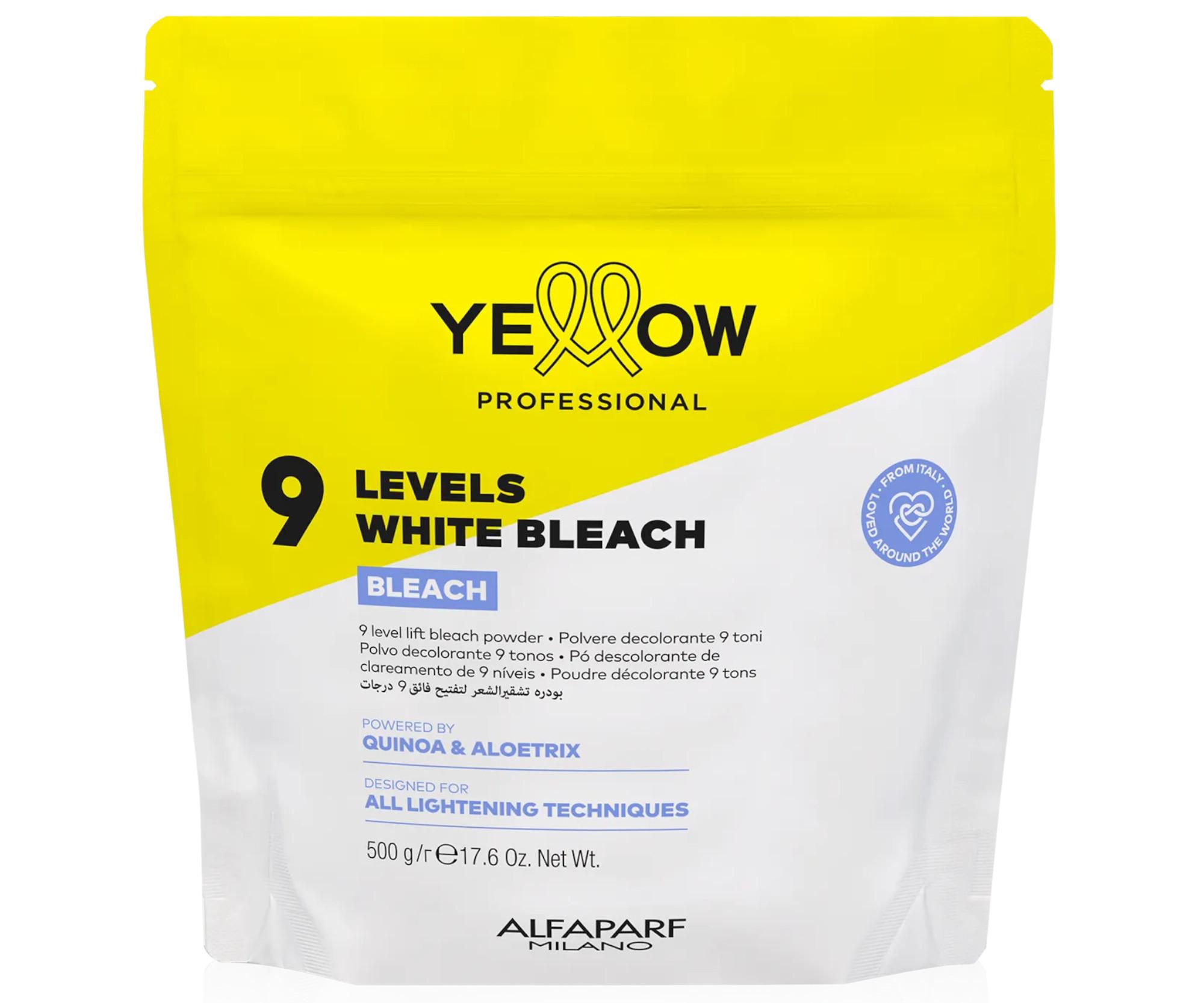 E-shop Zosvetľujúci púder Yellow Professional 9 Levels White Bleach - 500 g + darček zadarmo