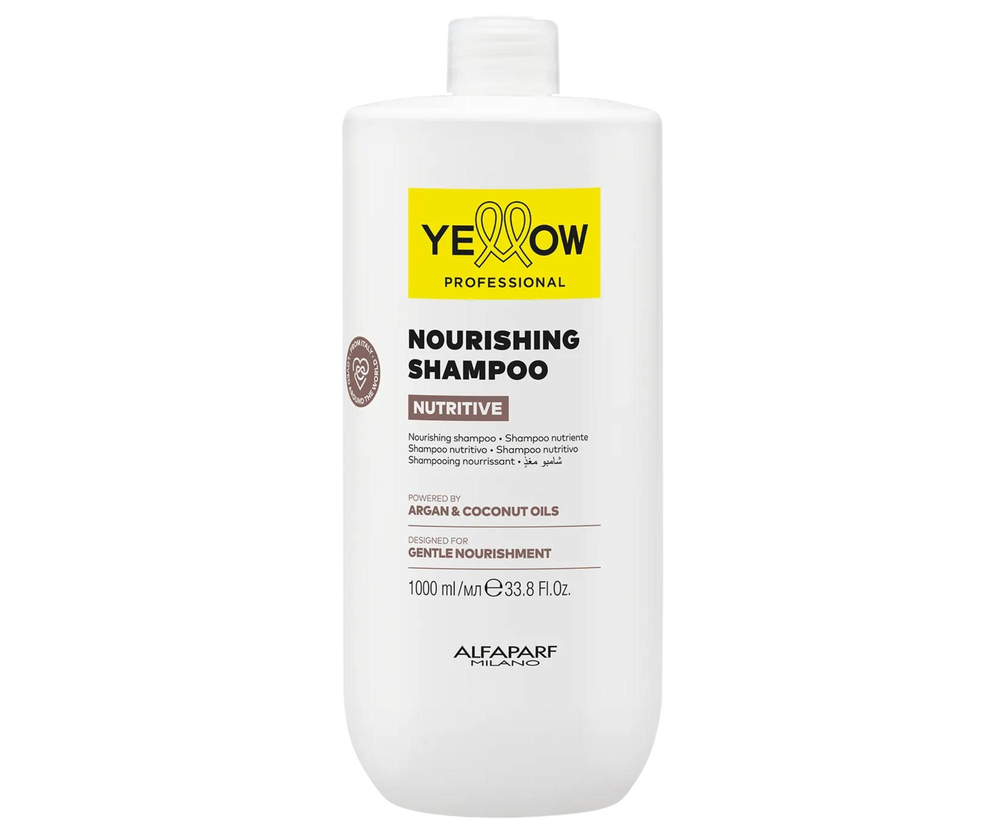 E-shop Vyživujúci šampón pre suché a krehké vlasy Yellow Professional Nutritive Nourishing Shampoo - 1000 ml + darček zadarmo