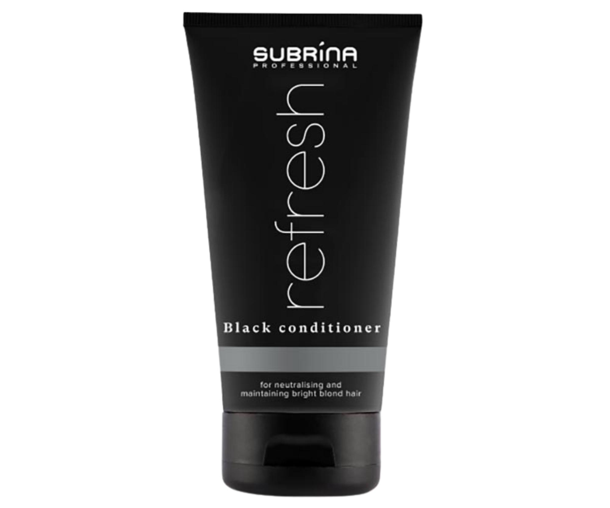 E-shop Kondicionér na udržanie platinového odtieňa vlasov Subrina Professional Refresh Black Conditioner - 25 ml