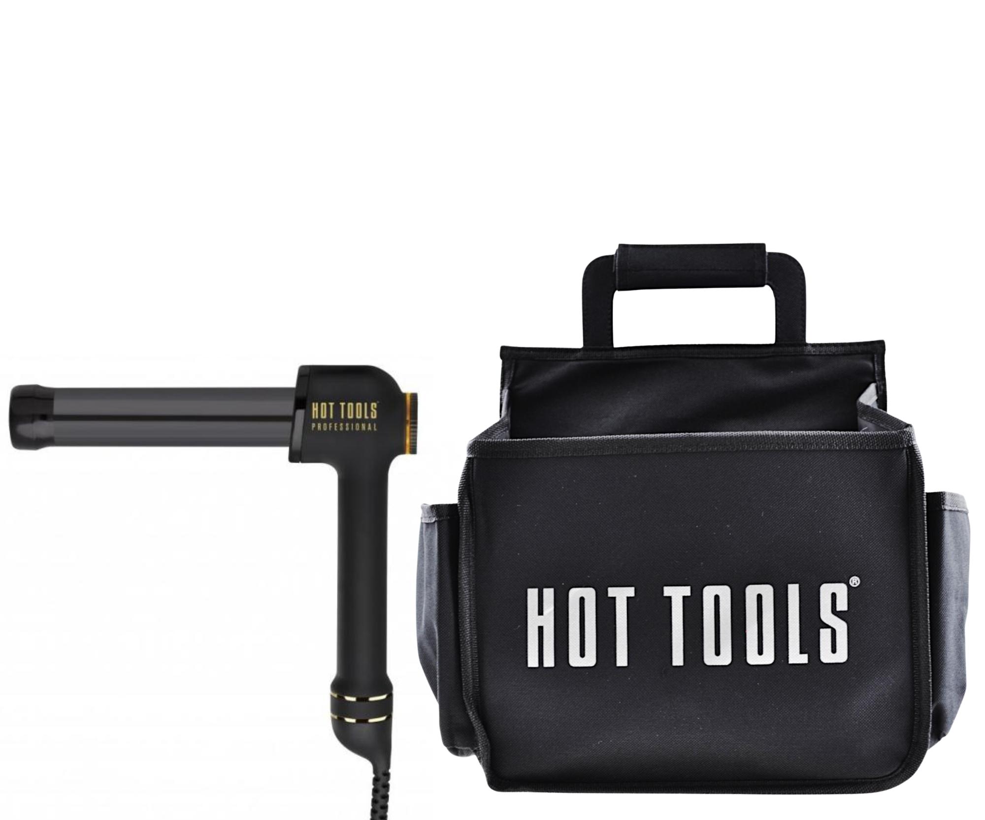 E-shop Kulma na vlasy Hot Tools Black Gold Curl Bar - 32 mm + taška Hot Tools Appliance Caddy zadarmo + darček zadarmo