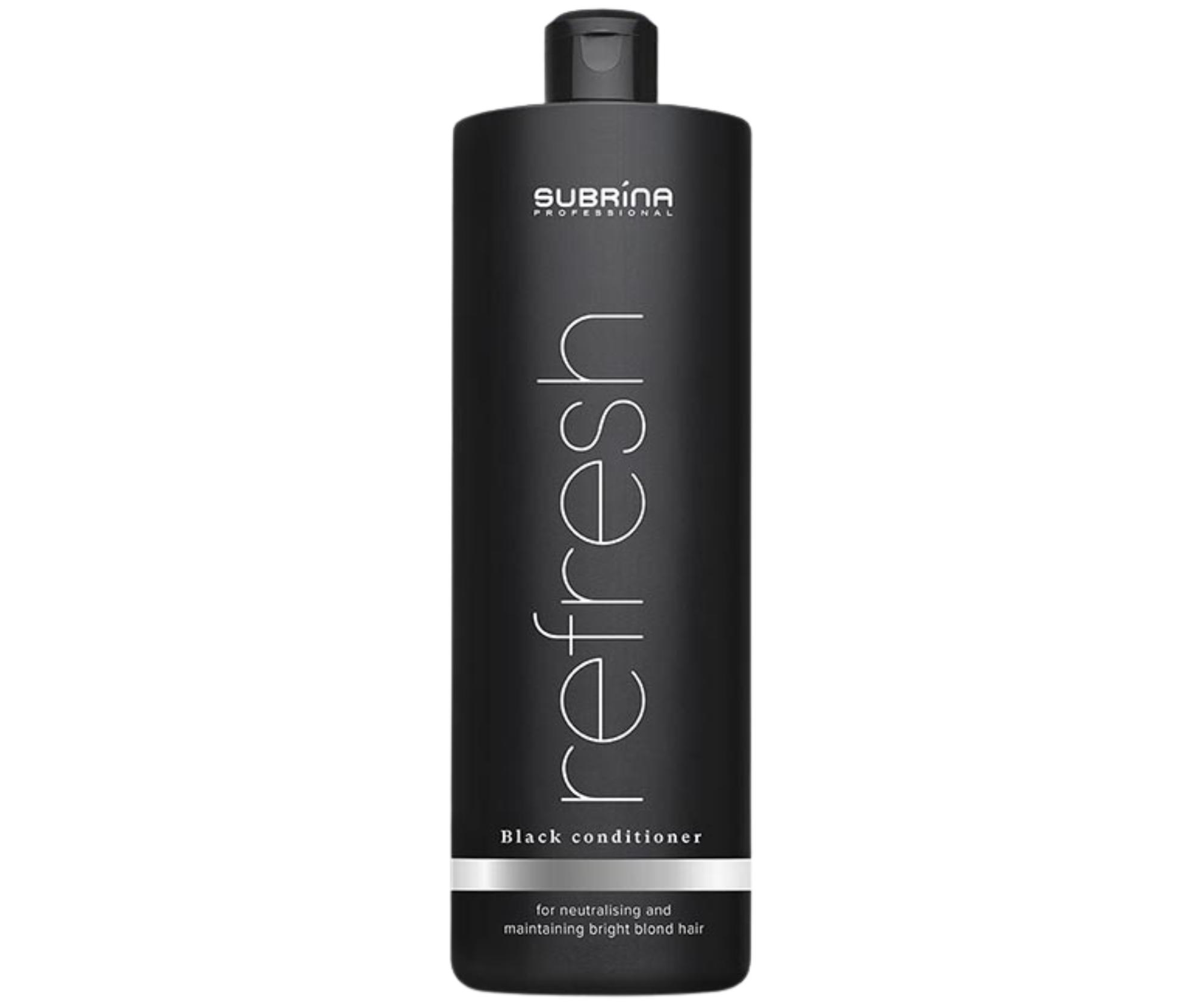 E-shop Kondicionér na udržanie platinového odtieňa vlasov Subrina Professional Refresh Black Conditioner - 1000 ml + darček zadarmo