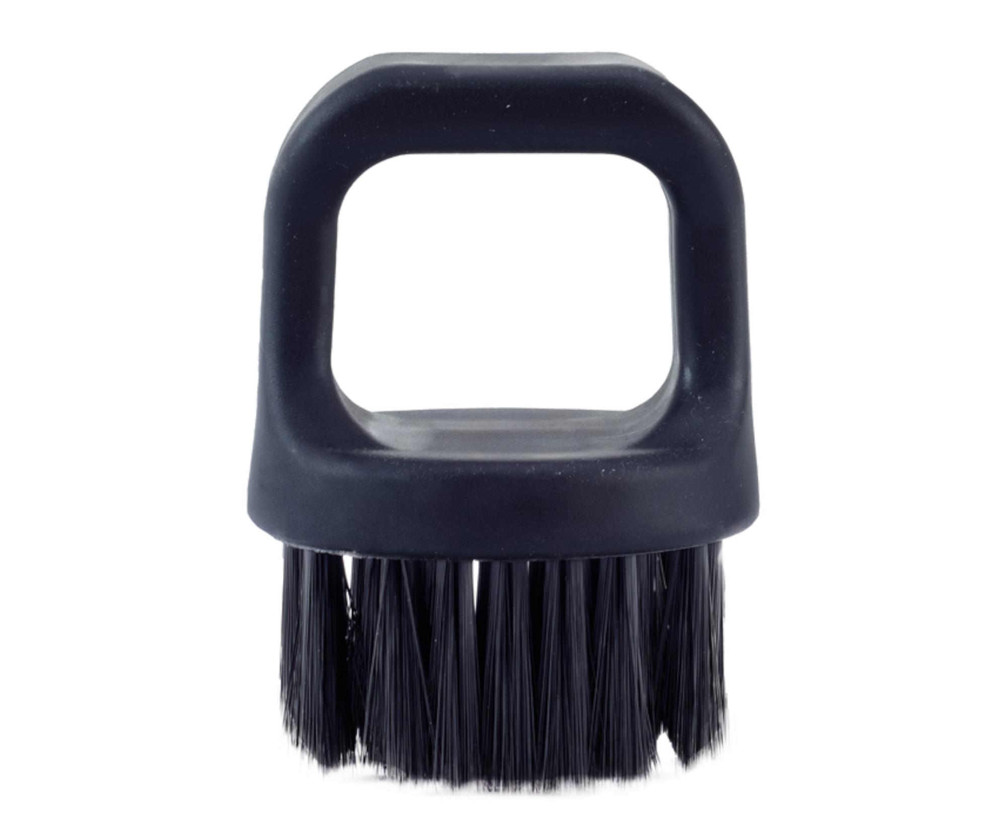E-shop Oprašovacia štetka Ragnar Barber Line - oválna, čierna + darček zadarmo