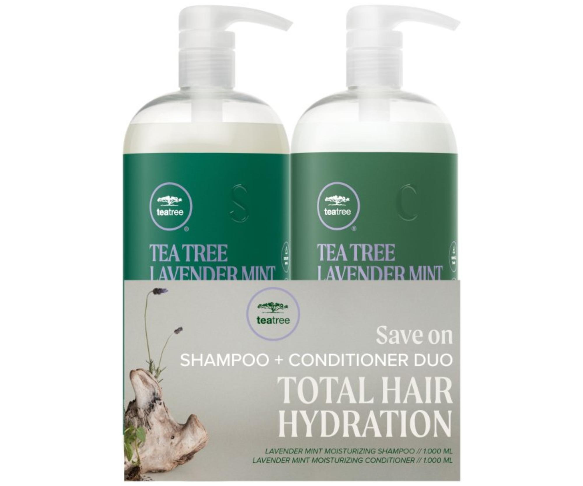 Sada pre suché vlasy Paul Mitchell Tea Tree Lavender Mint Save On Duo + darček zadarmo