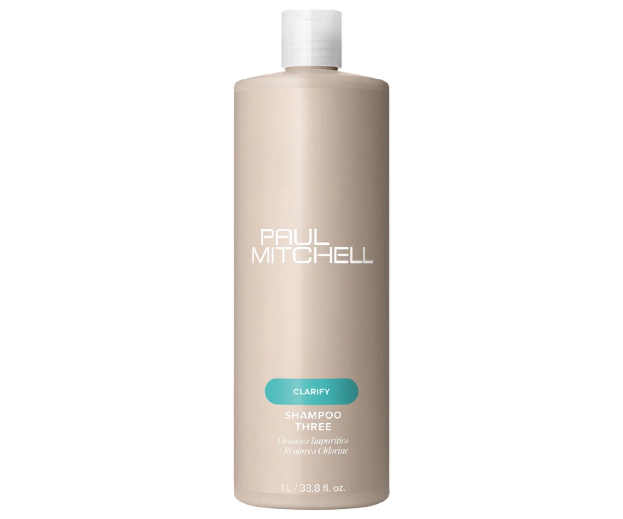 E-shop Čistiaci šampón na posilnenie vlasov a odstránenie chlóru Paul Mitchell Clarify Shampoo Three - 1000 ml + darček zadarmo