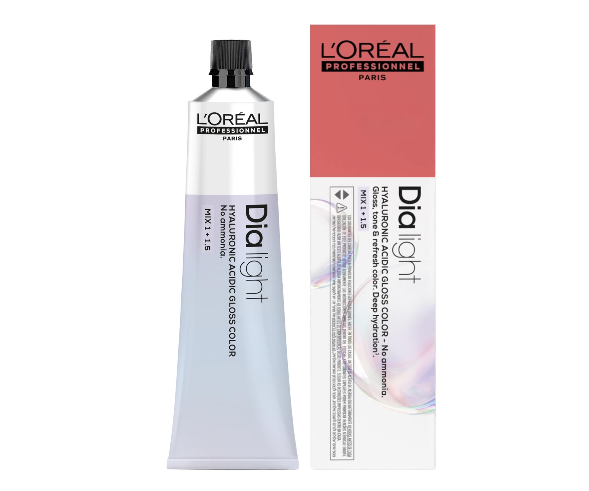 E-shop Preliv na vlasy Loréal Professionnel Dia Light 60 ml - 6.64 tmavý červený medený blond - L’Oréal Professionnel + darček zadarmo