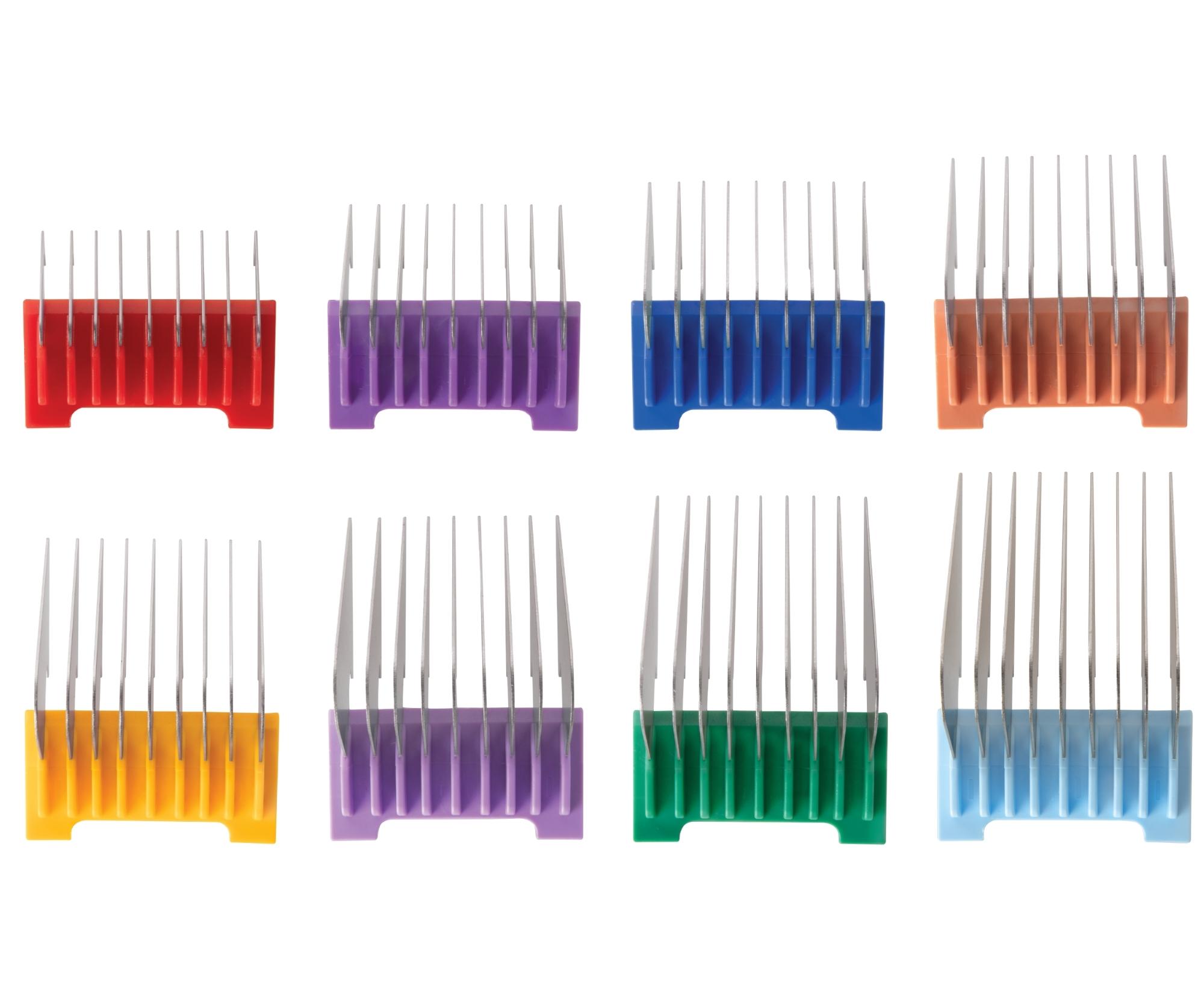 Sada náhradných kovových nadstavcov Wahl Stainless Steel Attachments Combs 3027903 - 8 ks + darček zadarmo