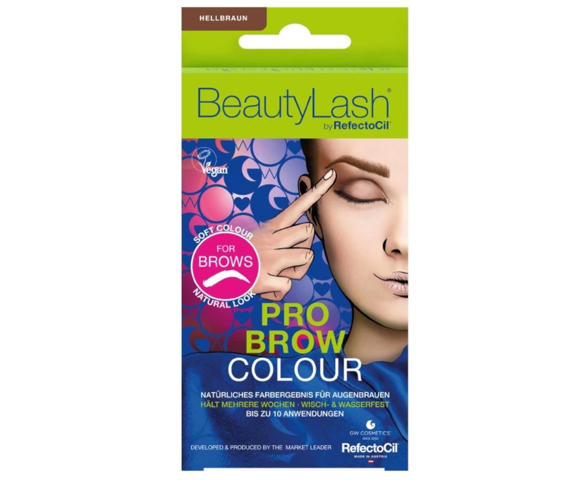 E-shop Sada na farbenie obočia RefectoCil BeautyLash Pro Brow Colour - svetlo hnedá + darček zadarmo