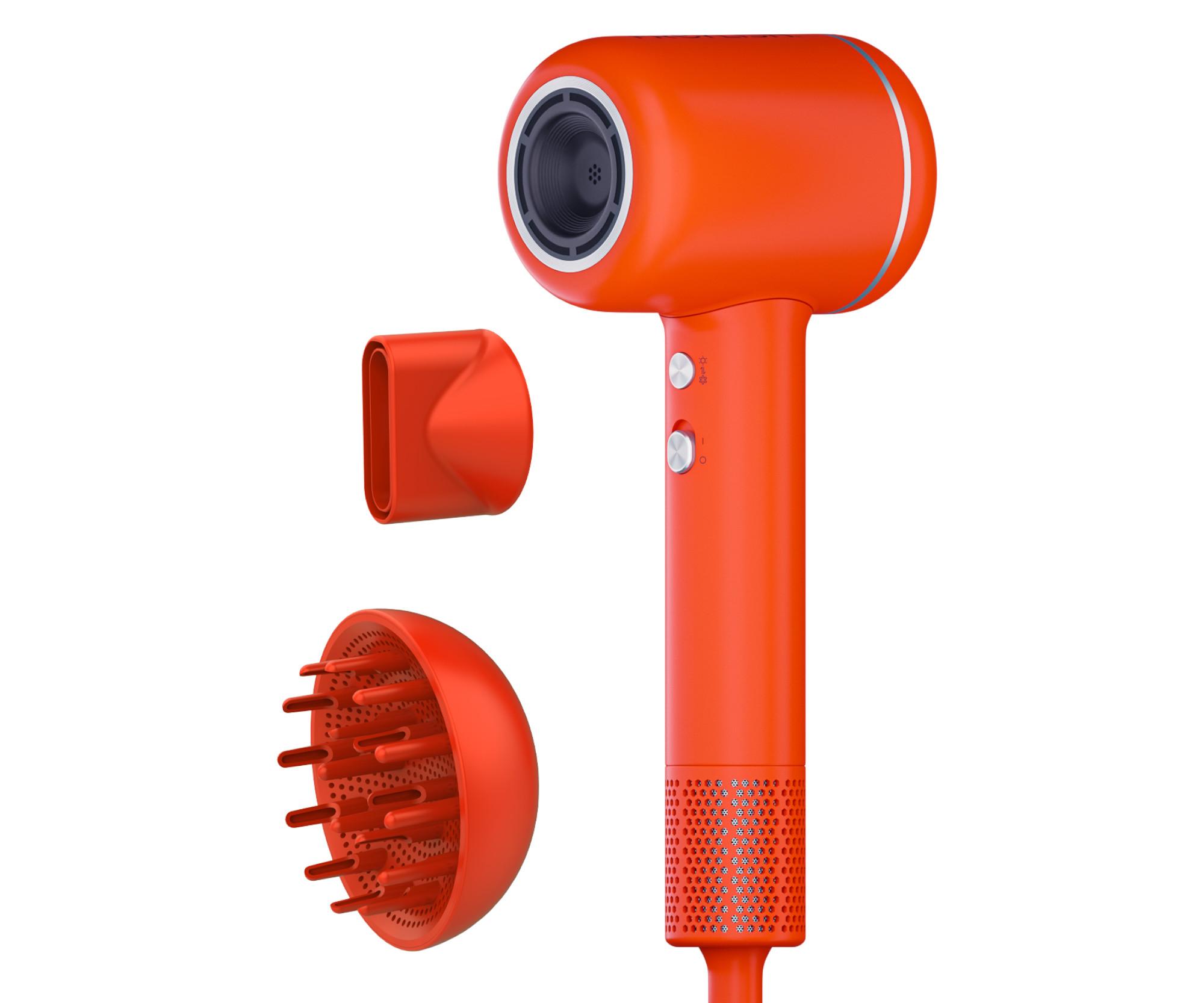 E-shop Profesionálny ionizačný fén na vlasy Freylish Pro - 1600 W, oranžový + darček zadarmo