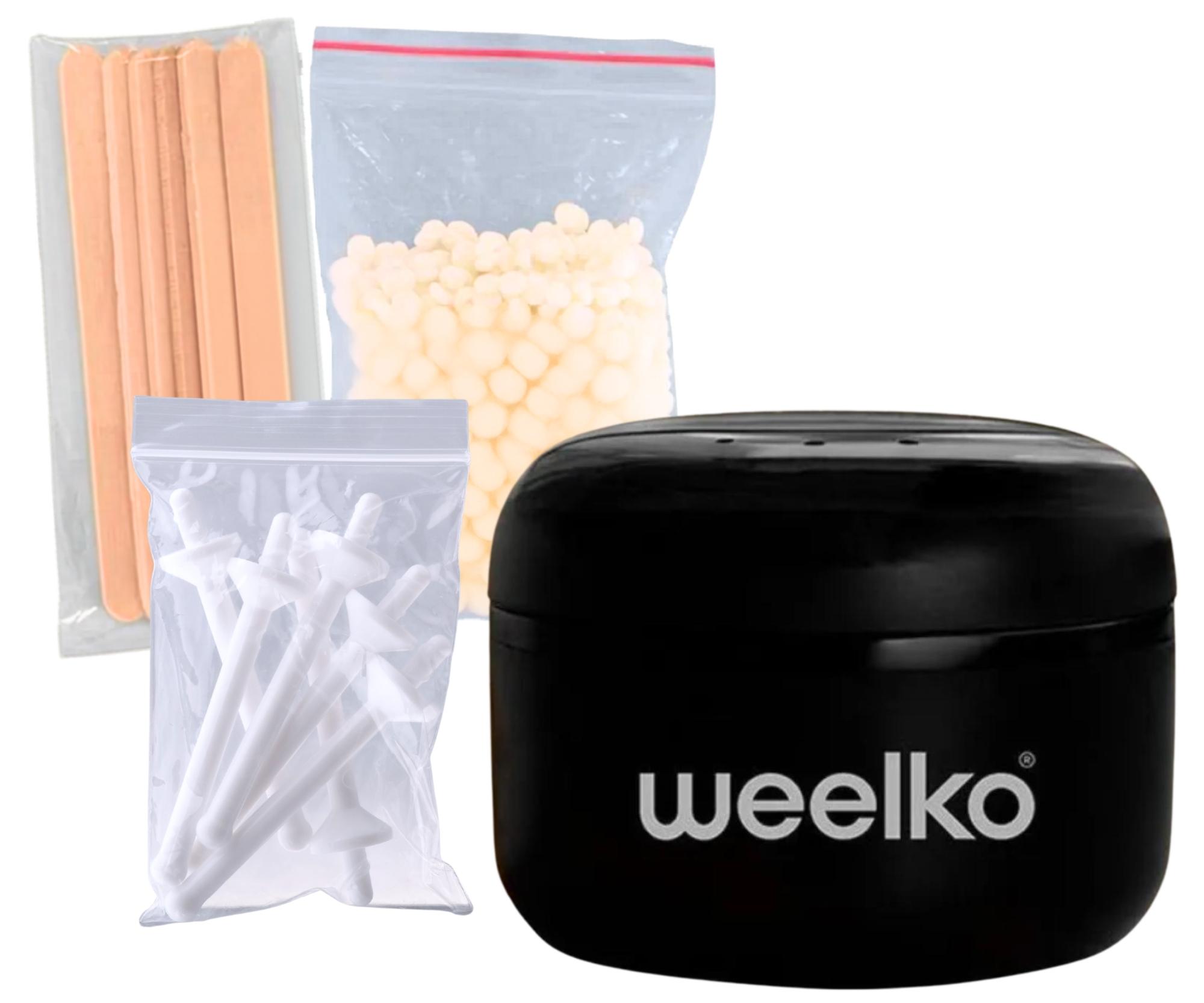 E-shop Mini ohrievač depilačného vosku Weelko Pocket Wax - 8 g, čierny (WKE022) + darček zadarmo
