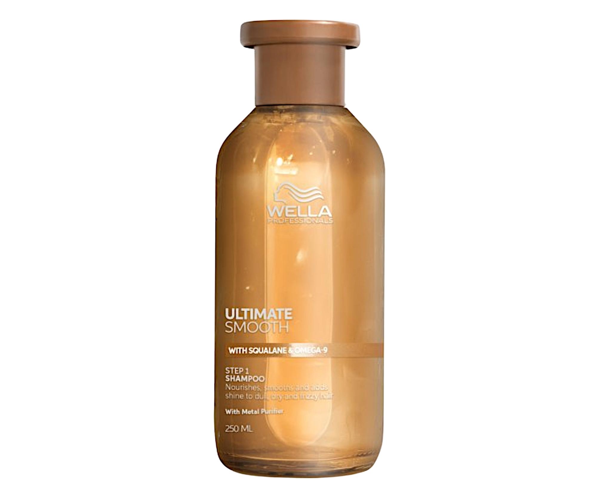E-shop Vyživujúci šampón pre lesk a hebkosť suchých vlasov Wella Professionals Ultimate Smooth Shampoo - 250 ml (99350184429) + darček zadarmo