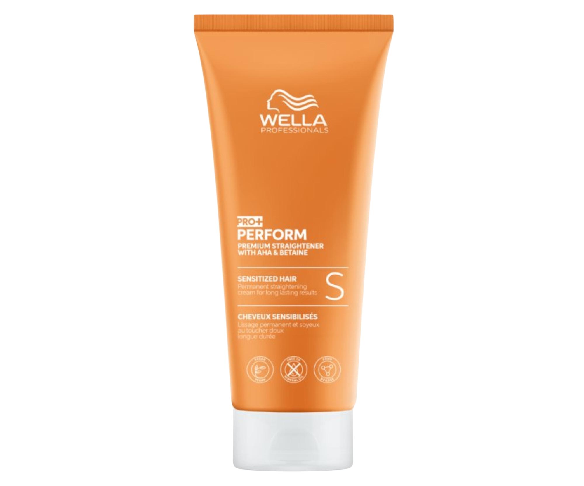 E-shop Krém na permanentné narovnanie kučeravých citlivých vlasov Wella Professionals Pro+ Perform S - 200 ml (99350188283) + darček zadarmo
