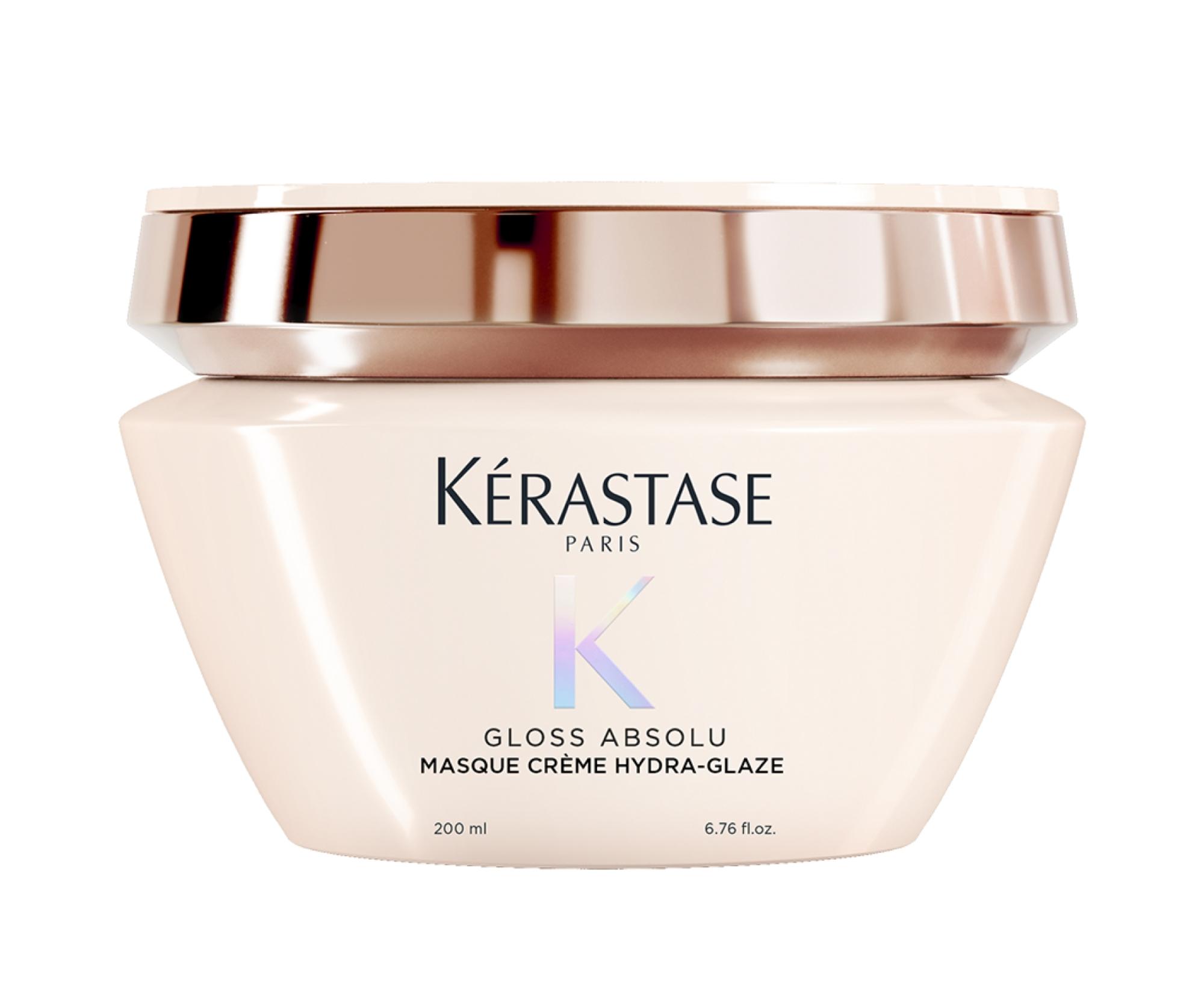 Hydratačná a rozjasňujúca maska pre pevné a krepovaté vlasy Kérastase Gloss Absolu Masque Créme Hydra-Glaze - 200 + darček zadarmo