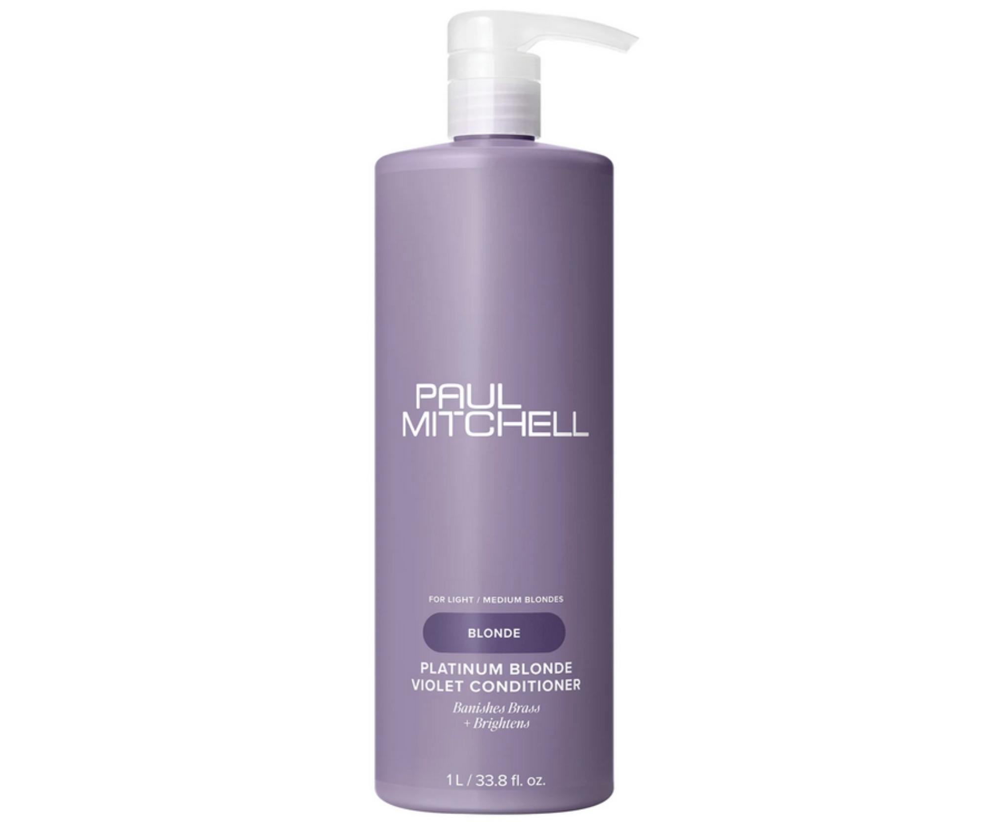 E-shop Neutralizačný kondicionér pre blond a melírované vlasy Paul Mitchell Blonde Platinum Blonde Violet Conditioner - 1000 ml + darček zadarmo