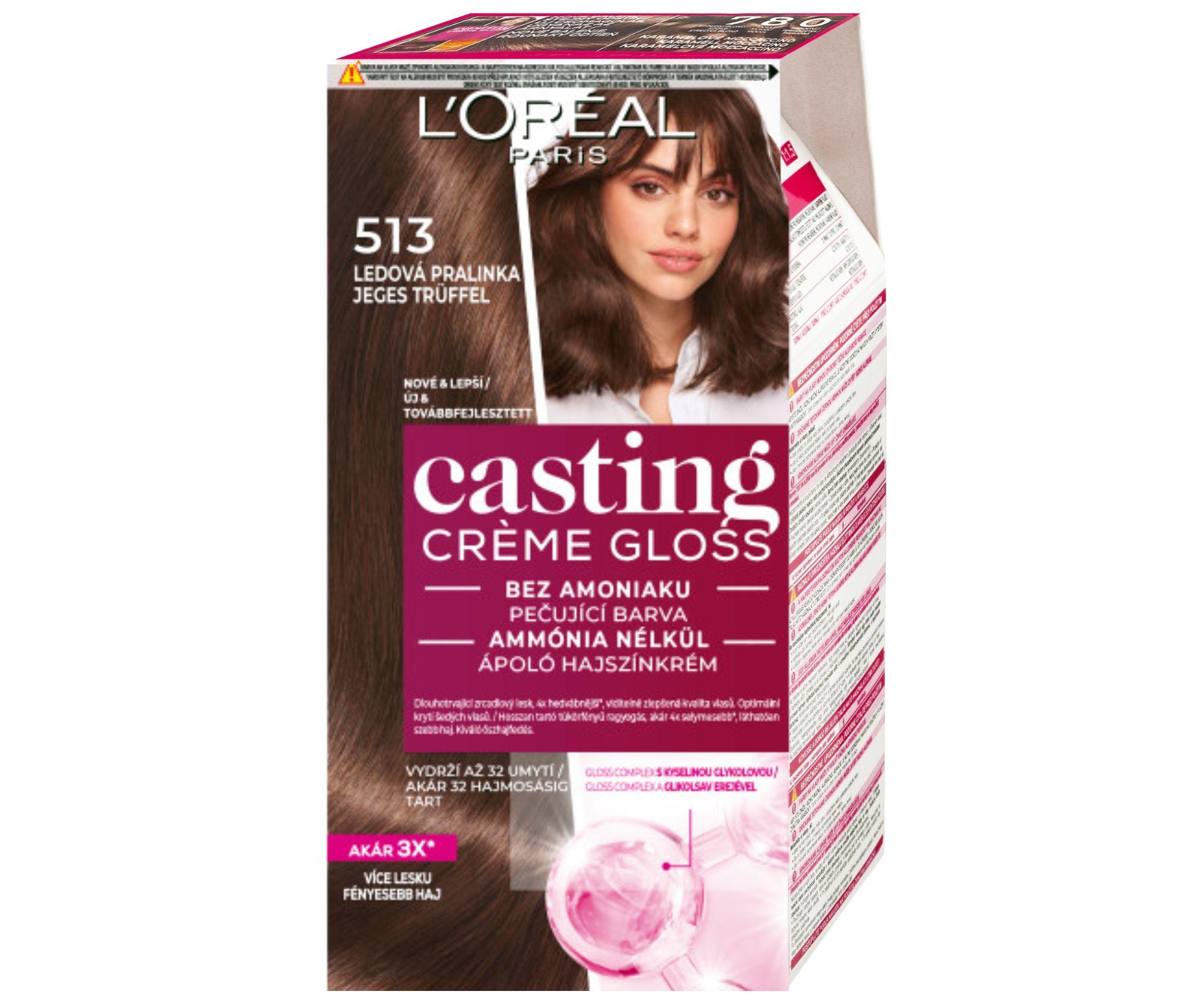 E-shop Preliv bez amoniaku Loréal Casting Créme Gloss - 513 ľadová pralinka - L’Oréal Paris + darček zadarmo
