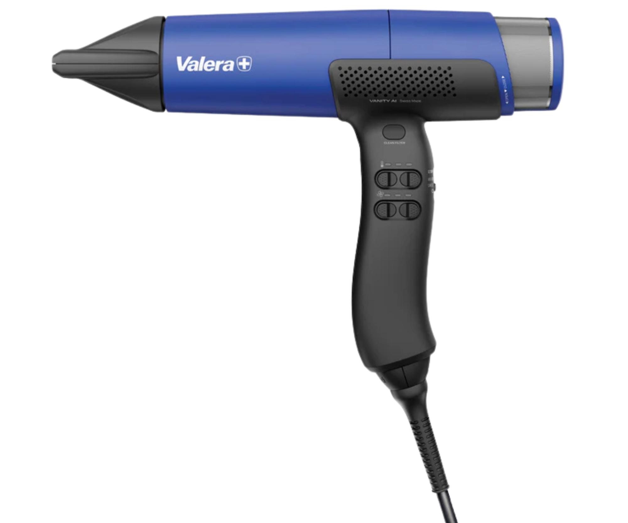 E-shop Profesionálny fén na vlasy Valera VanityCare AI 501.00 VA OB Obsidian Blue - 2000 W, modrý + darček zadarmo