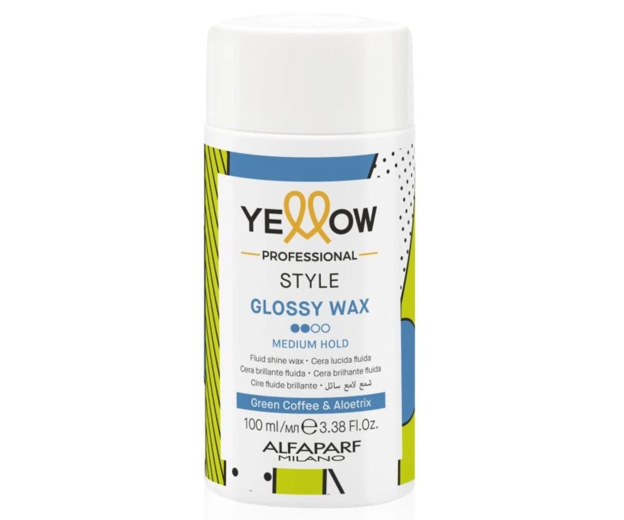 E-shop Tekutý vosk na vlasy Yellow Professional Style Glossy Wax - 100 ml + darček zadarmo
