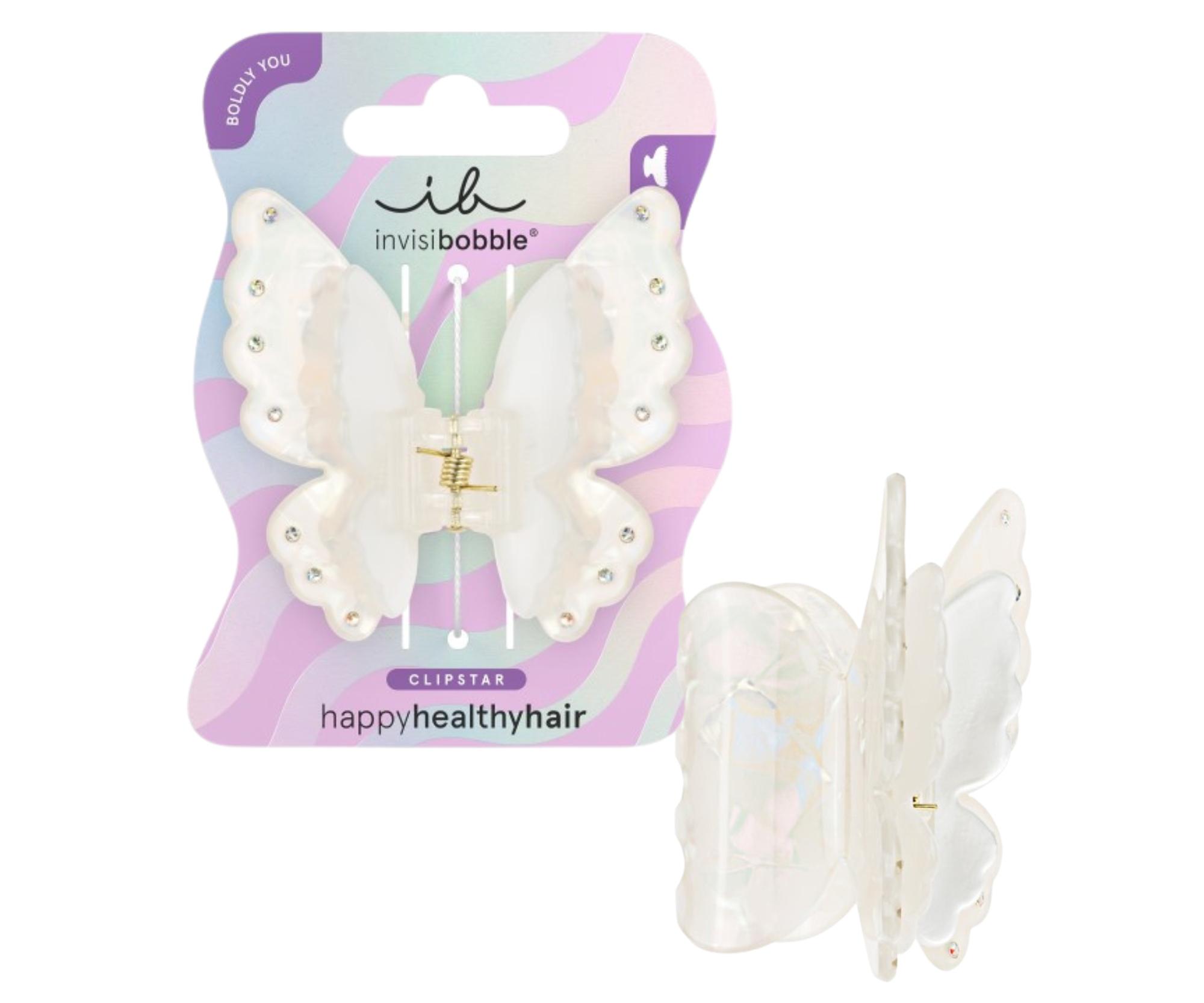 E-shop Škripec do vlasov Invisibobble Clipstar Fairy Fierce - krémovo perleťový + darček zadarmo