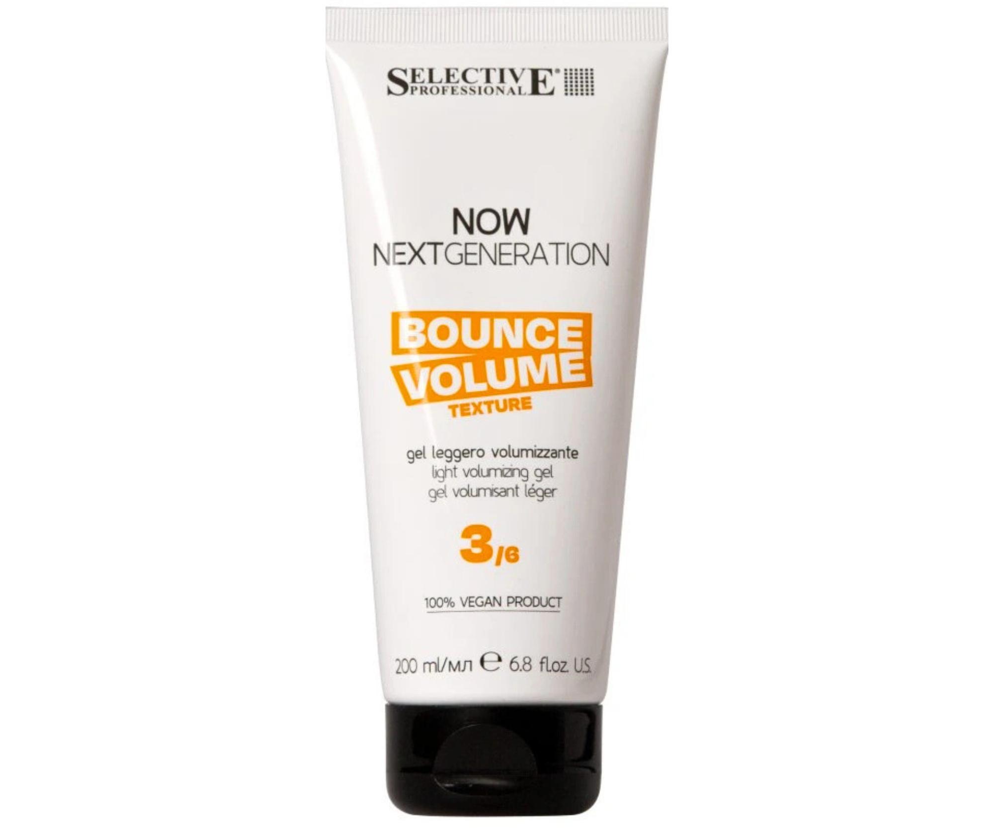 E-shop Gél na vlasy so strednou fixáciou Selective Professional Now Next Generation Bounce Volume Texture - 200 ml + darček zadarmo