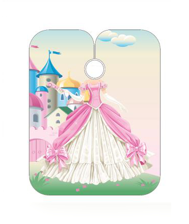 E-shop Detská kadernícka pláštenka Sibel - Princess (5091404) + darček zadarmo