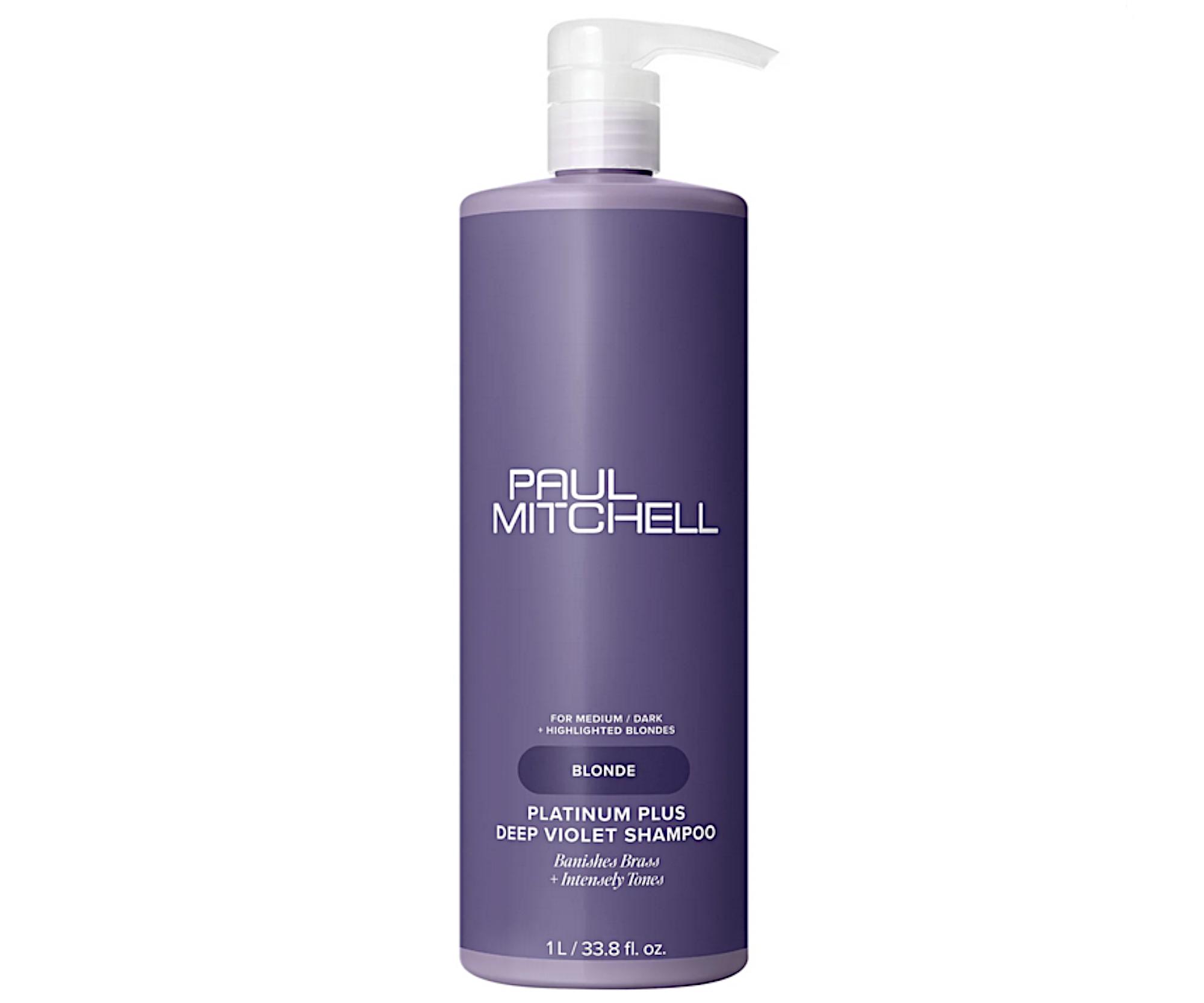 Intenzívny neutralizačný šampón pre blond a melírované vlasy Paul Mitchell Blonde Platinum Plus Deep Violet Shampoo - 1000 ml + darček zadarmo