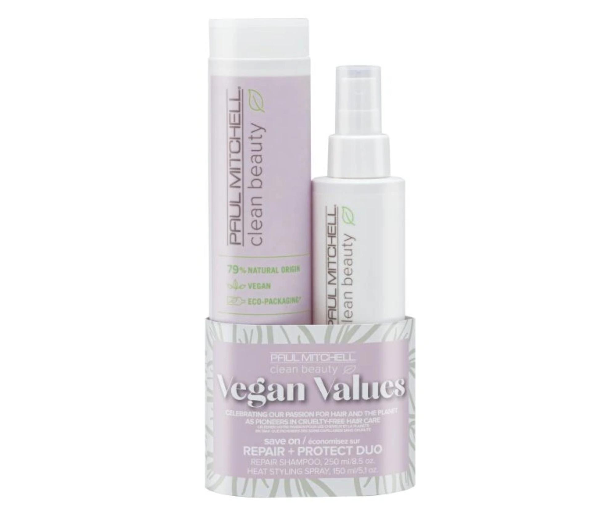 E-shop Darčeková sada Paul Mitchell Clean Beauty Vegan Values Repair + Protect Duo + darček zadarmo
