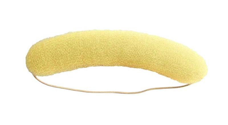 E-shop Výplň do drdolu Duko s gumičkou 12g - svetlá, 20 cm (5339) + darček zadarmo