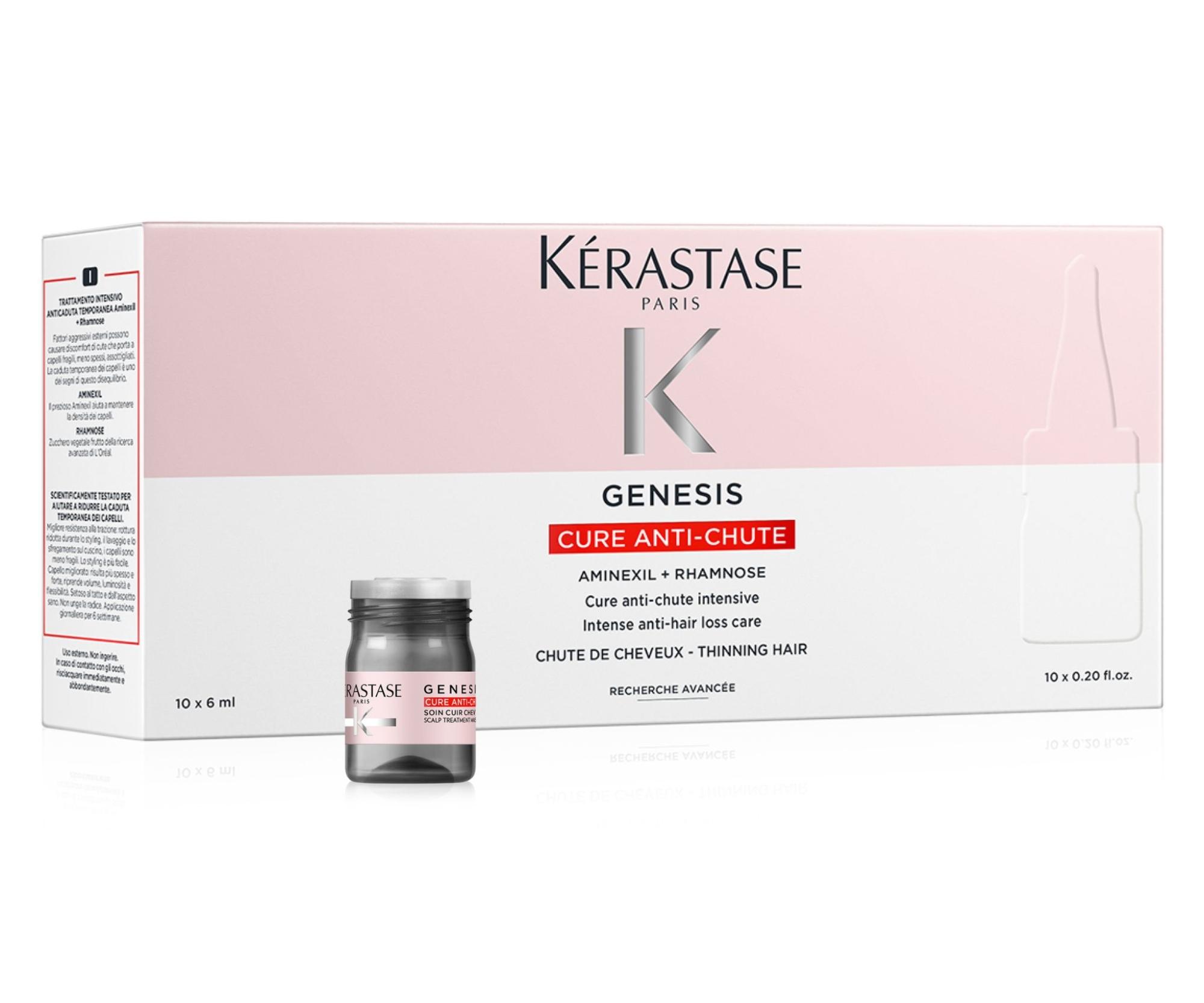 Intenzívna spevňujúca kúra proti padaniu vlasov Kérastase Genesis Cure Anti-Chute - 10 x 6 ml + darček zadarmo